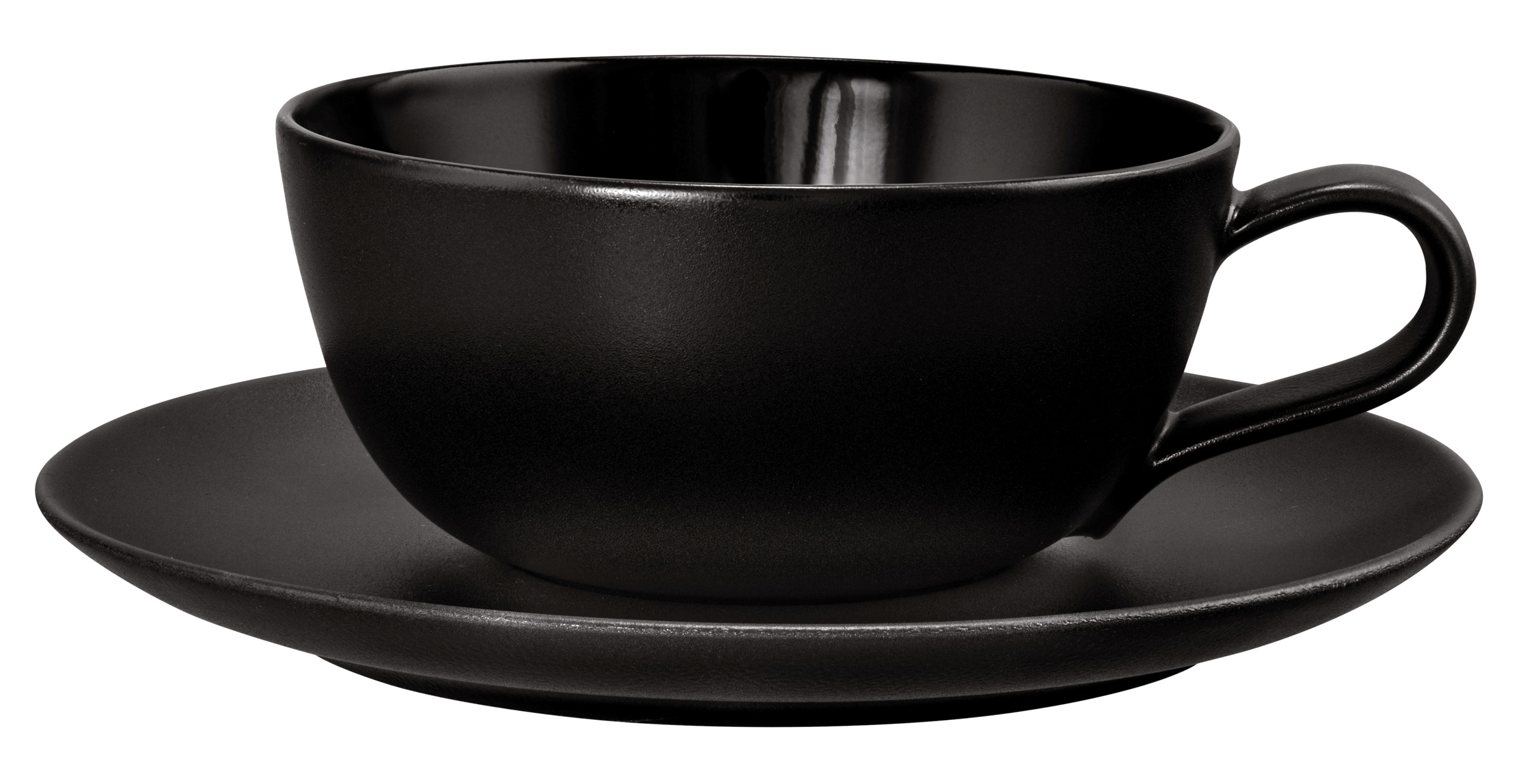 Seltmann Weiden Tasse »Liberty - Velvet Black«, (1 tlg.), Teeobertasse groß 0,28 l