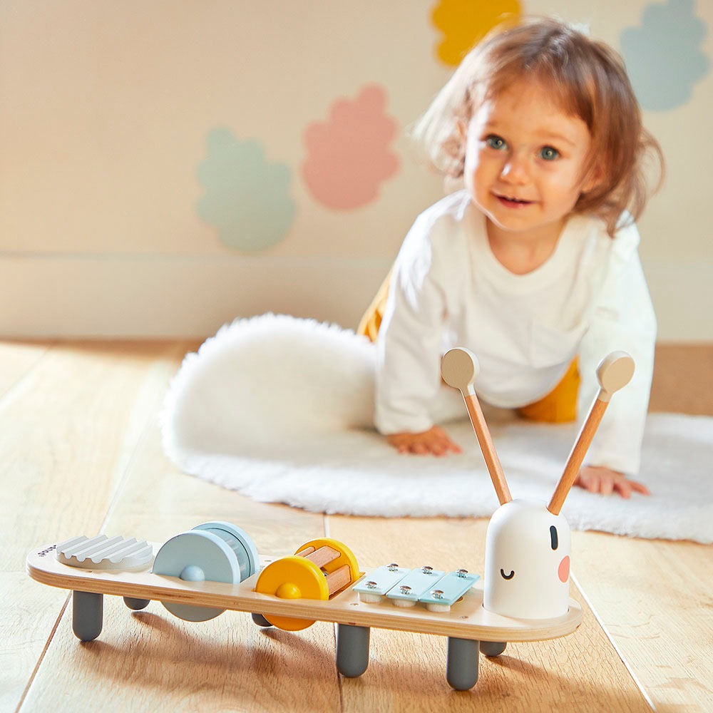 Janod Spielzeug-Musikinstrument »Aktivitäts-Raupe«, FSC®- schützt Wald - weltweit