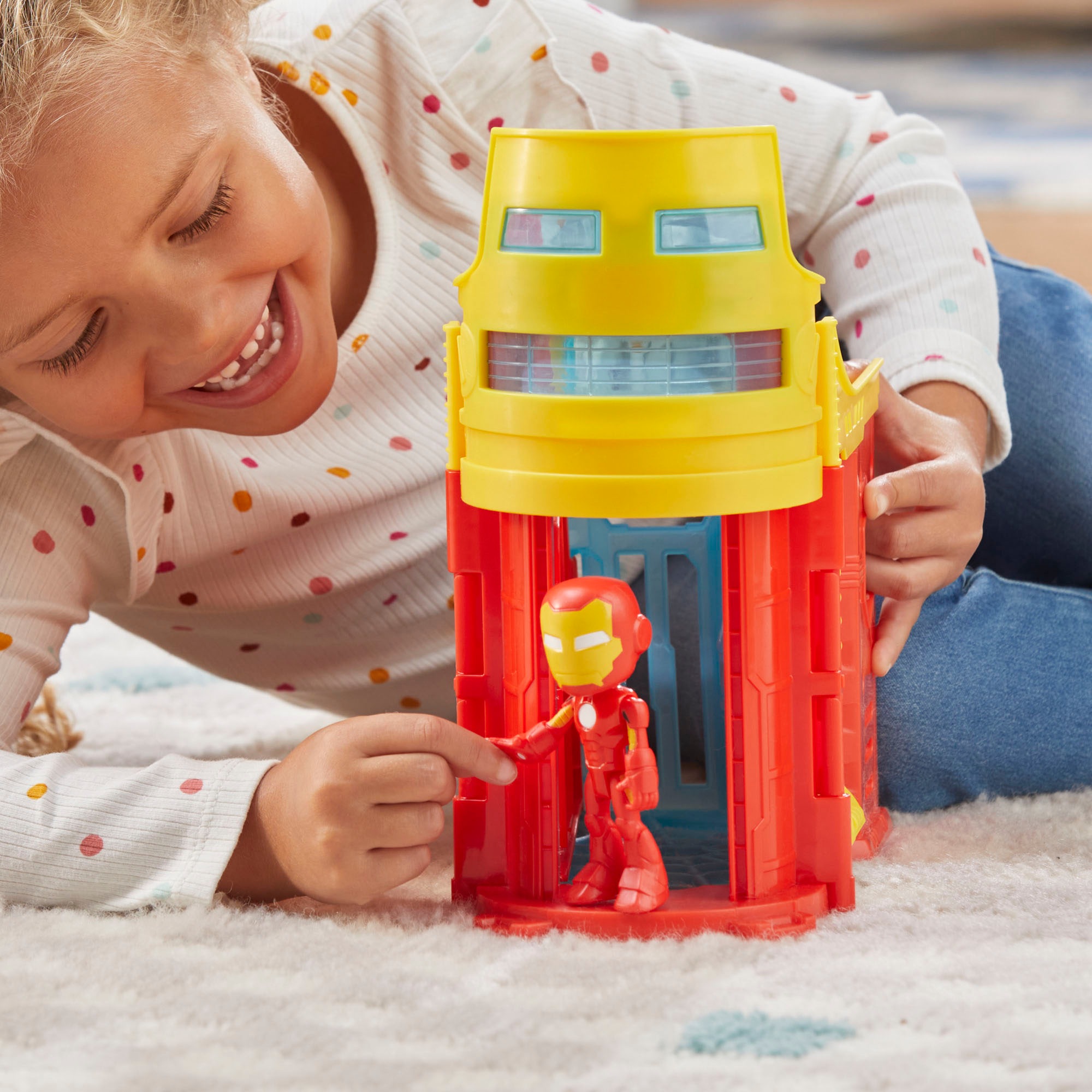 Hasbro Spielwelt »Marvel Spidey und seine Super-Freunde, Iron Mans Turm«, inklusive Figur