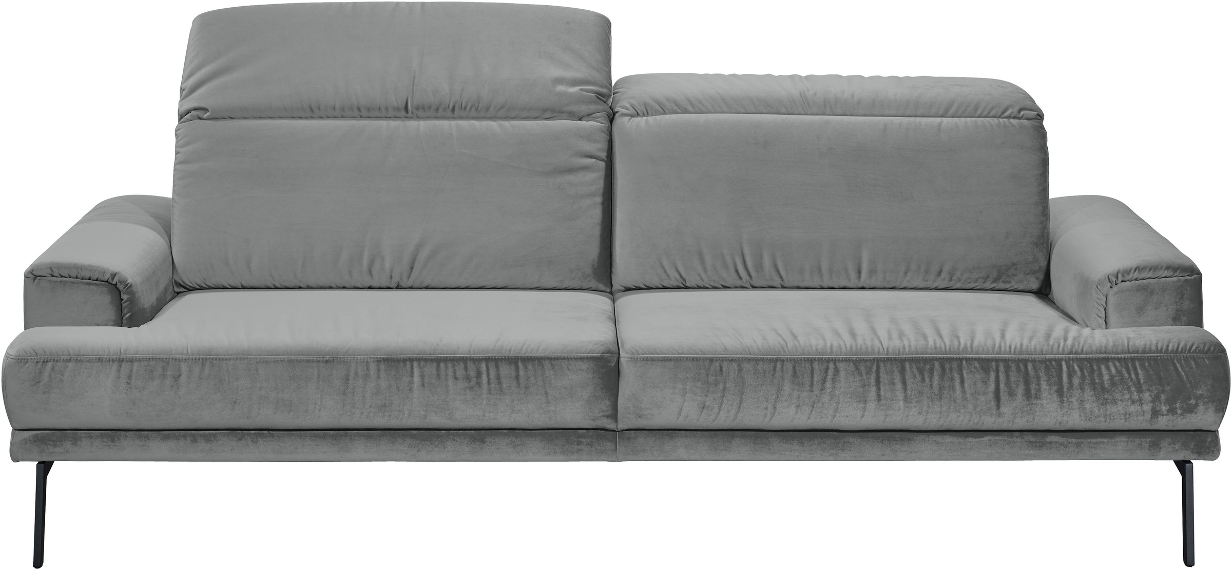 Musterring 3-Sitzer »MR 4580«, inkl. Kopf- und Sitztiefenverstellung, Fuß schwarz, B228 x T103 cm