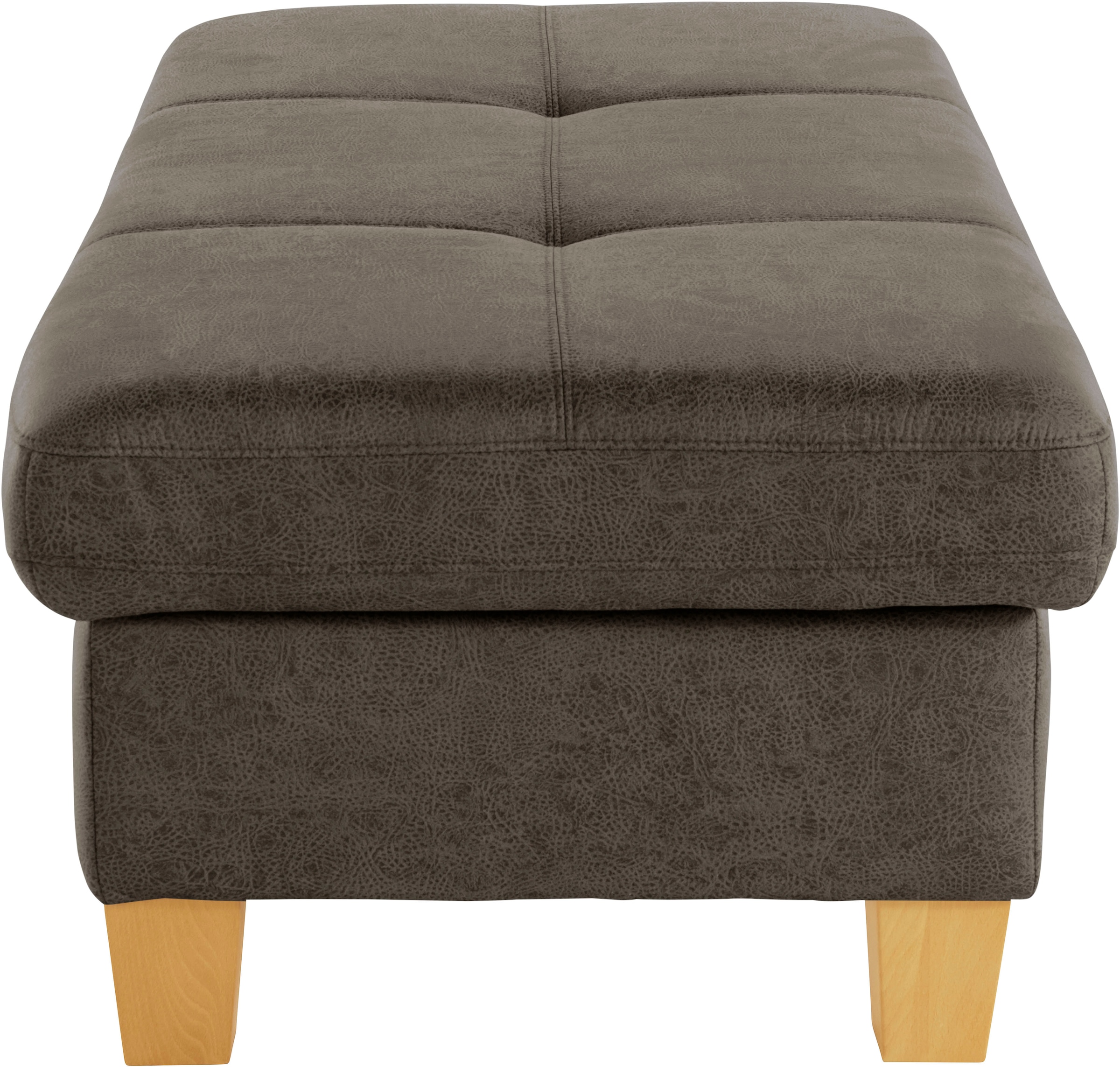 exxpo - sofa fashion Hocker »Enya Bankhocker mit Staufach unter der Sitzfläche«, schöne Detailverarbeitung
