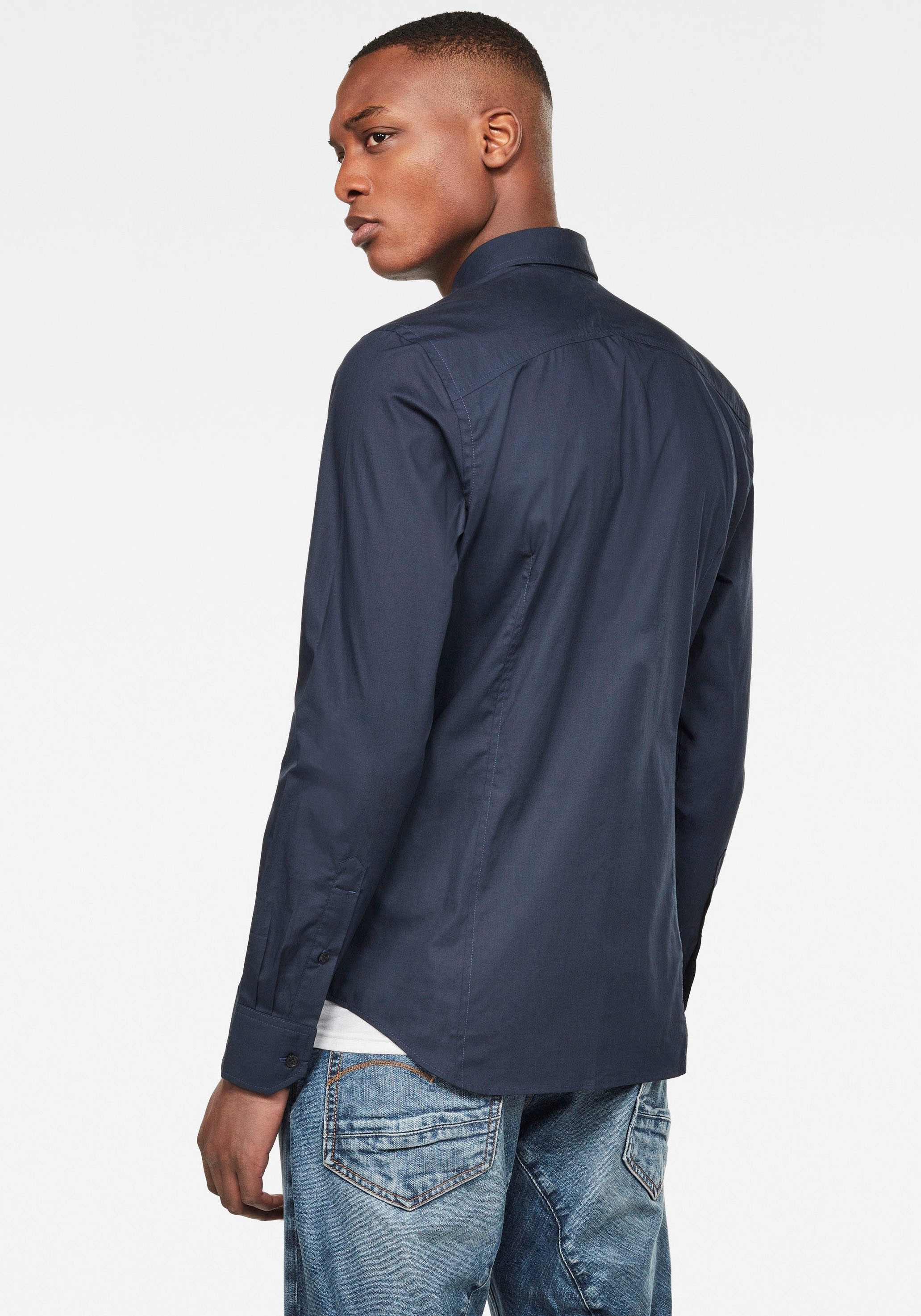 G-STAR Langarmhemd »Dressed Super Slim Hemd«