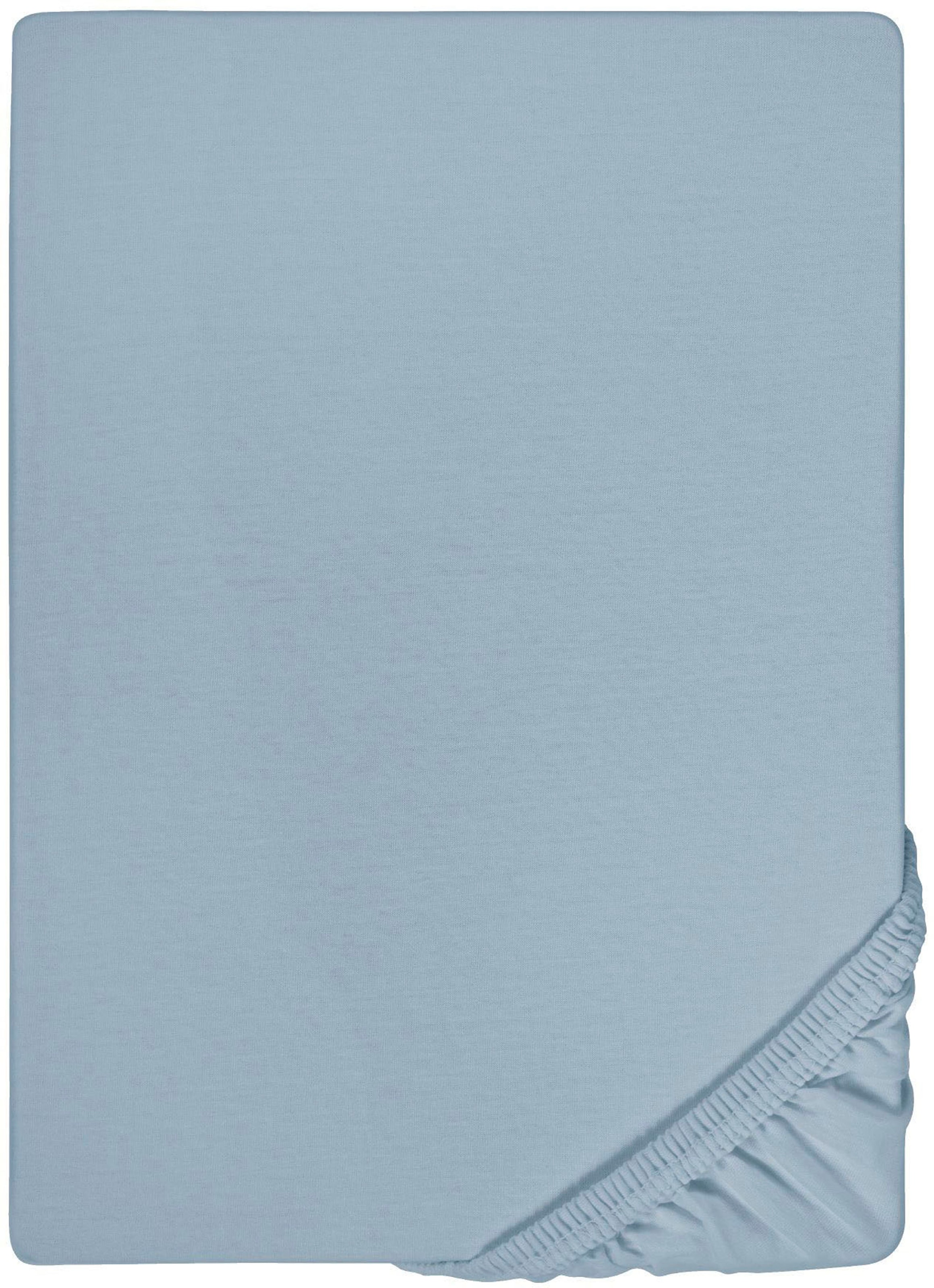 Biberna Spannbettlaken »Marc in Gr. 90x200, 140x200 oder 180x200 cm«, (1 St.), aus Baumwolle, für Matratzen bis 22 cm Höhe, Bettlaken, Spannbetttuch