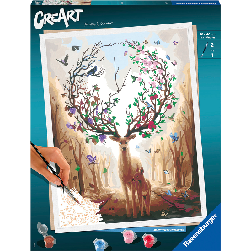 RAVENSBURGER Malen nach Zahlen »CreArt, Magnificent Encounter« Made in Europe bunt