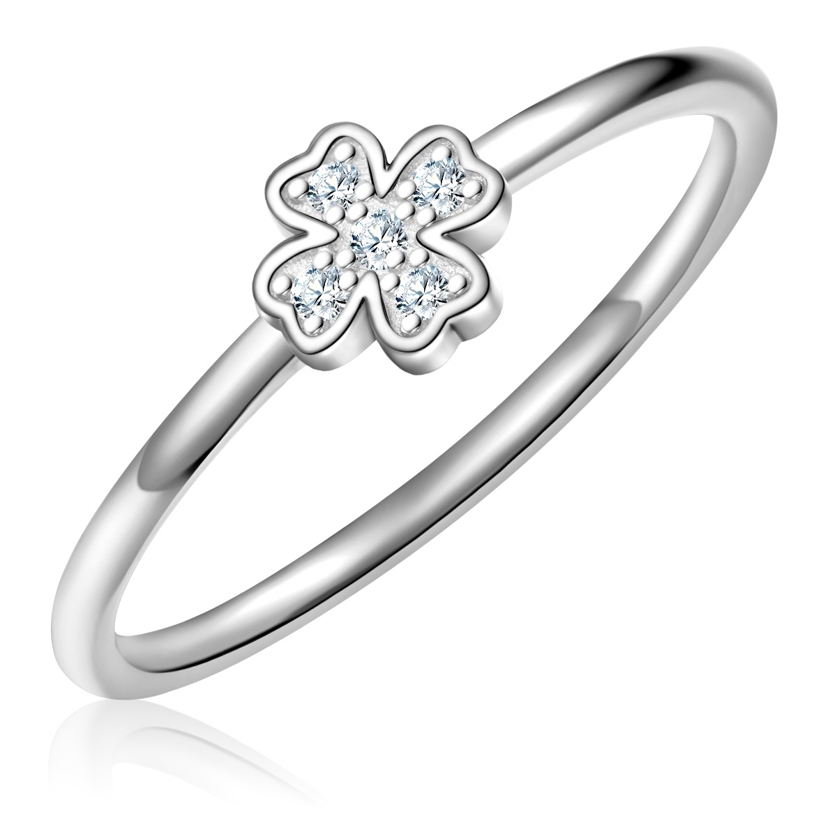 Glanzstücke München Silberring »GSM2246«, (1 tlg.), aus Sterling Silber