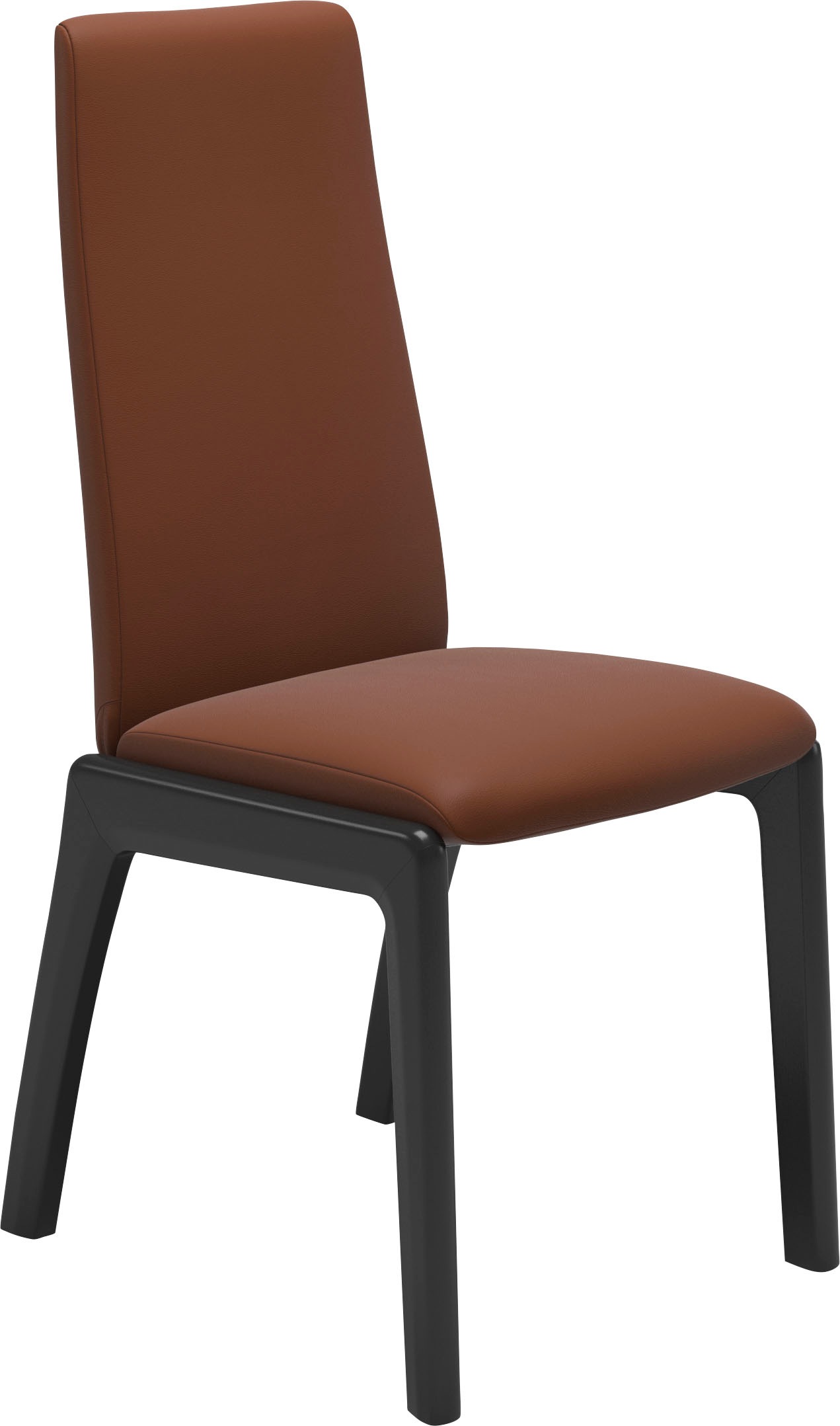Stressless® Polsterstuhl »Laurel«, Leder PALOMA, High Back, Größe M, mit abgerundeten Beinen in Schwarz