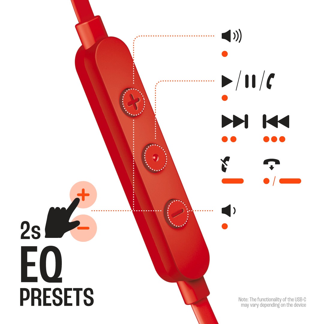 JBL In-Ear-Kopfhörer »Tune 305C«, Freisprechfunktion-Freisprechfunktion