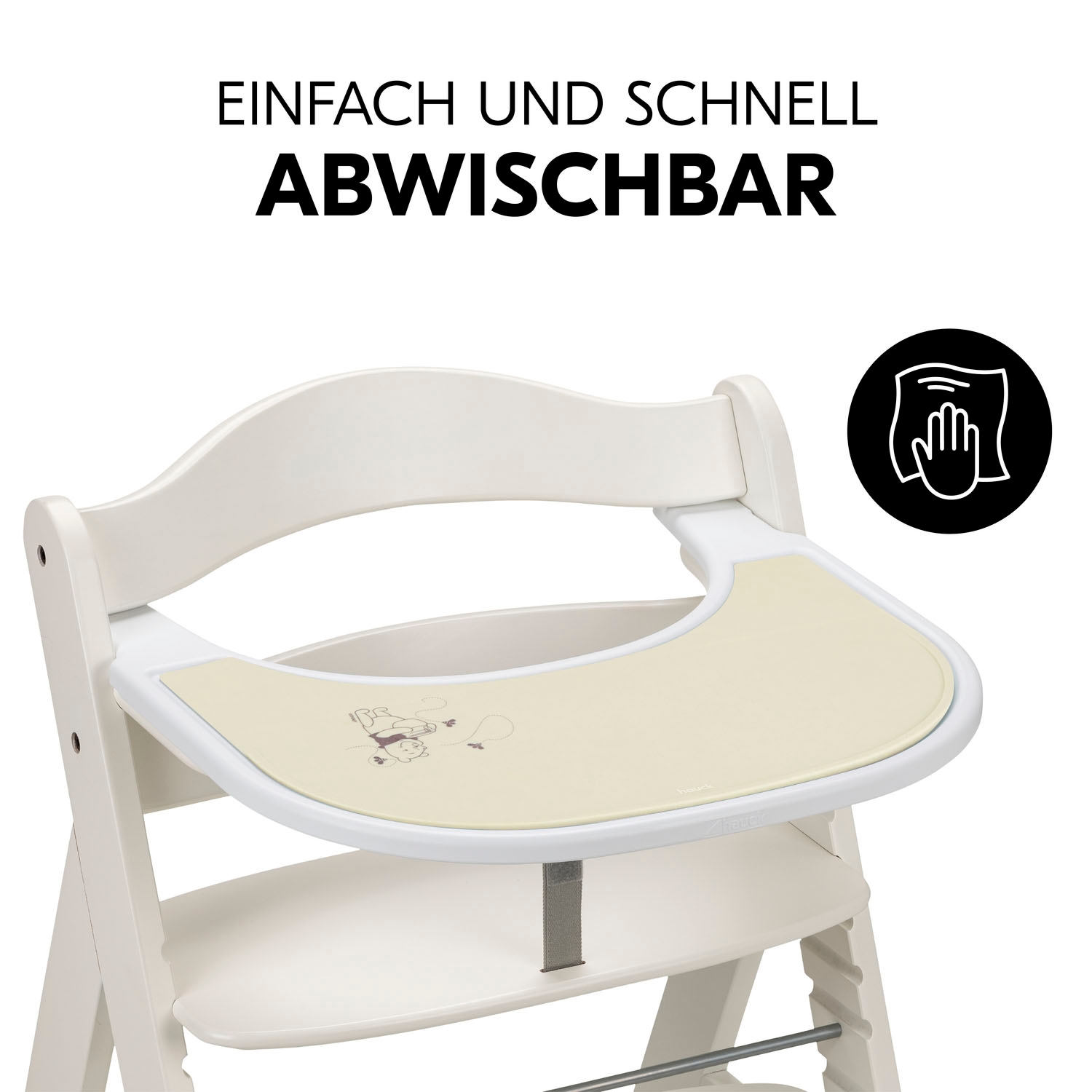 Hauck Platzset »Highchair Tray Mat, Disney Pooh Dusty Beige«, für Hochstuhl-Essbretter