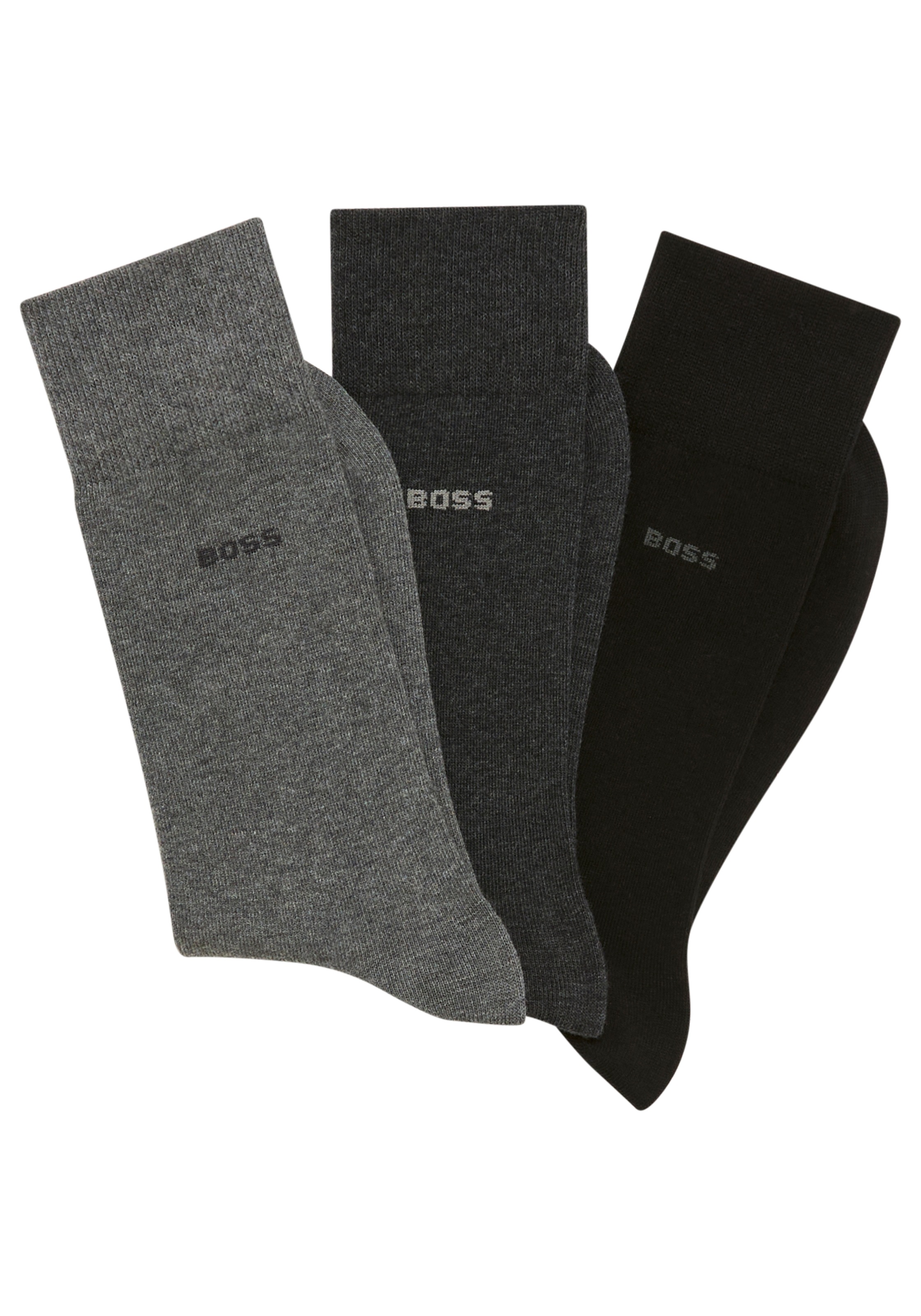 BOSS Socken »3P RS Uni«, (3 Paar)