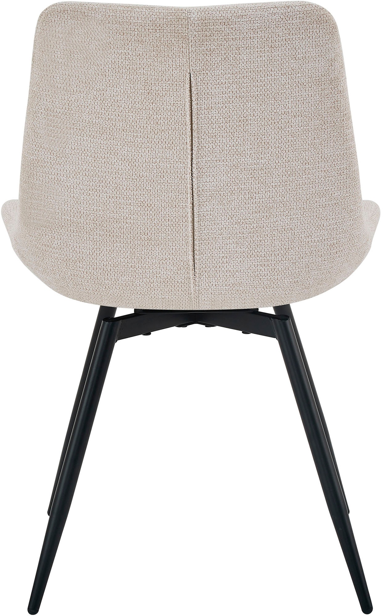 byLIVING Esszimmerstuhl »Aragon« (Set) 2 Stk.360 Grad drehbarer Stuhl, hochwertiger Webstoffbezug mit Steppung