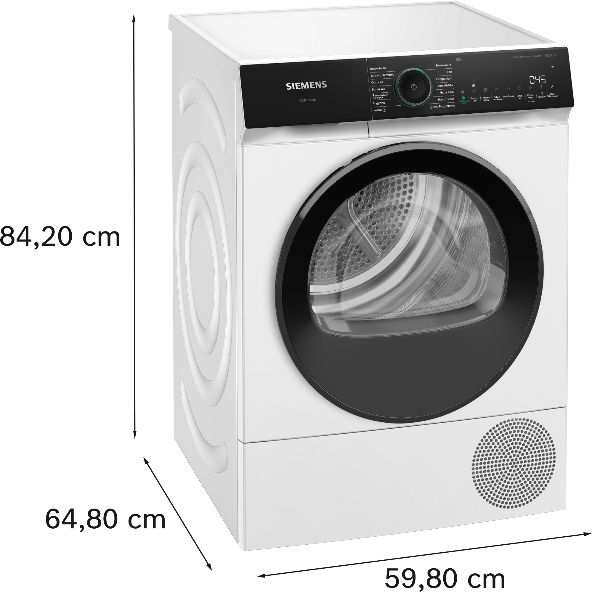 SIEMENS Wärmepumpentrockner »WQ46N2B41« iQ500 Selbstreinigender Kondensator