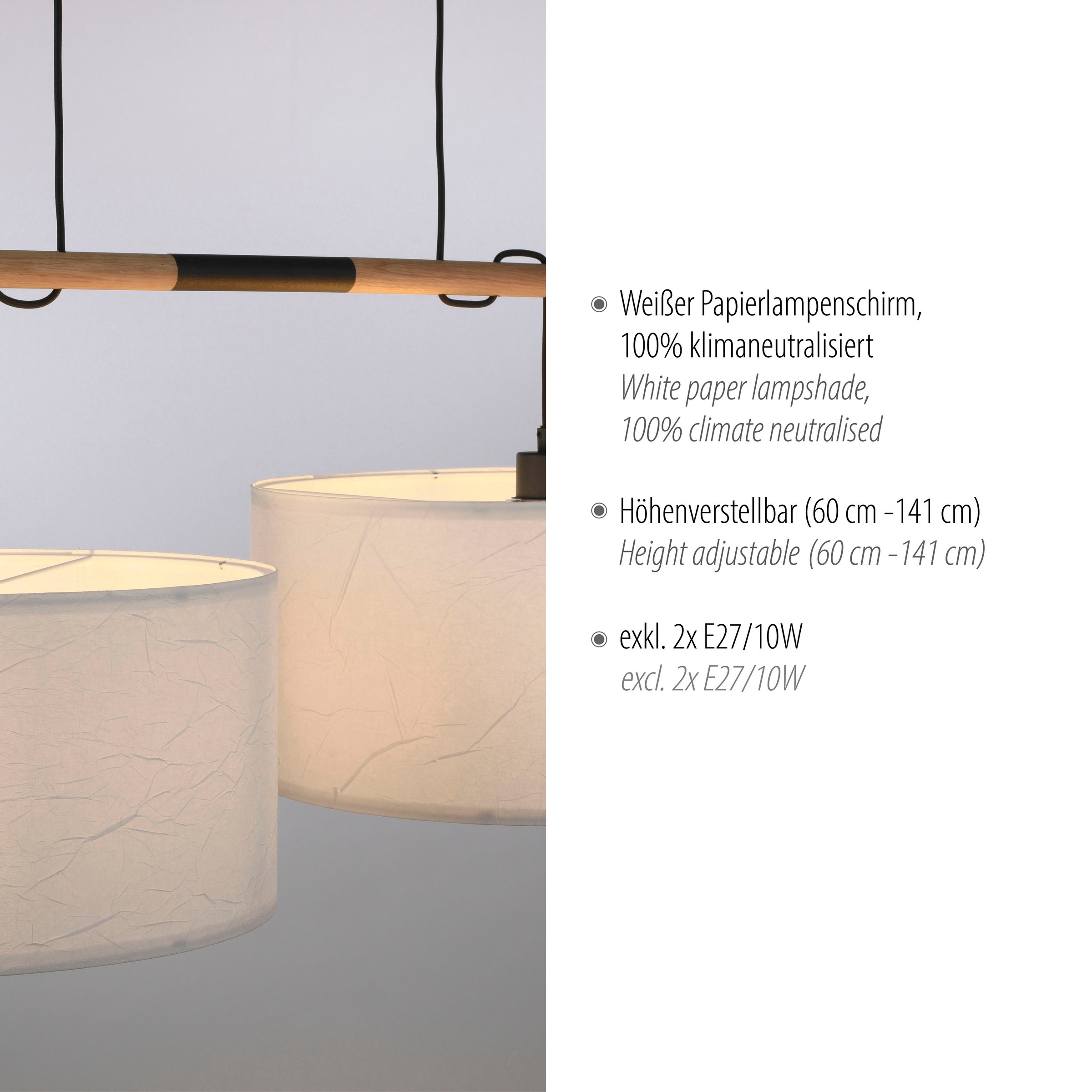 JUST LIGHT Pendelleuchte »GREEN SOFI« E27 1 Stk. günstig online kaufen