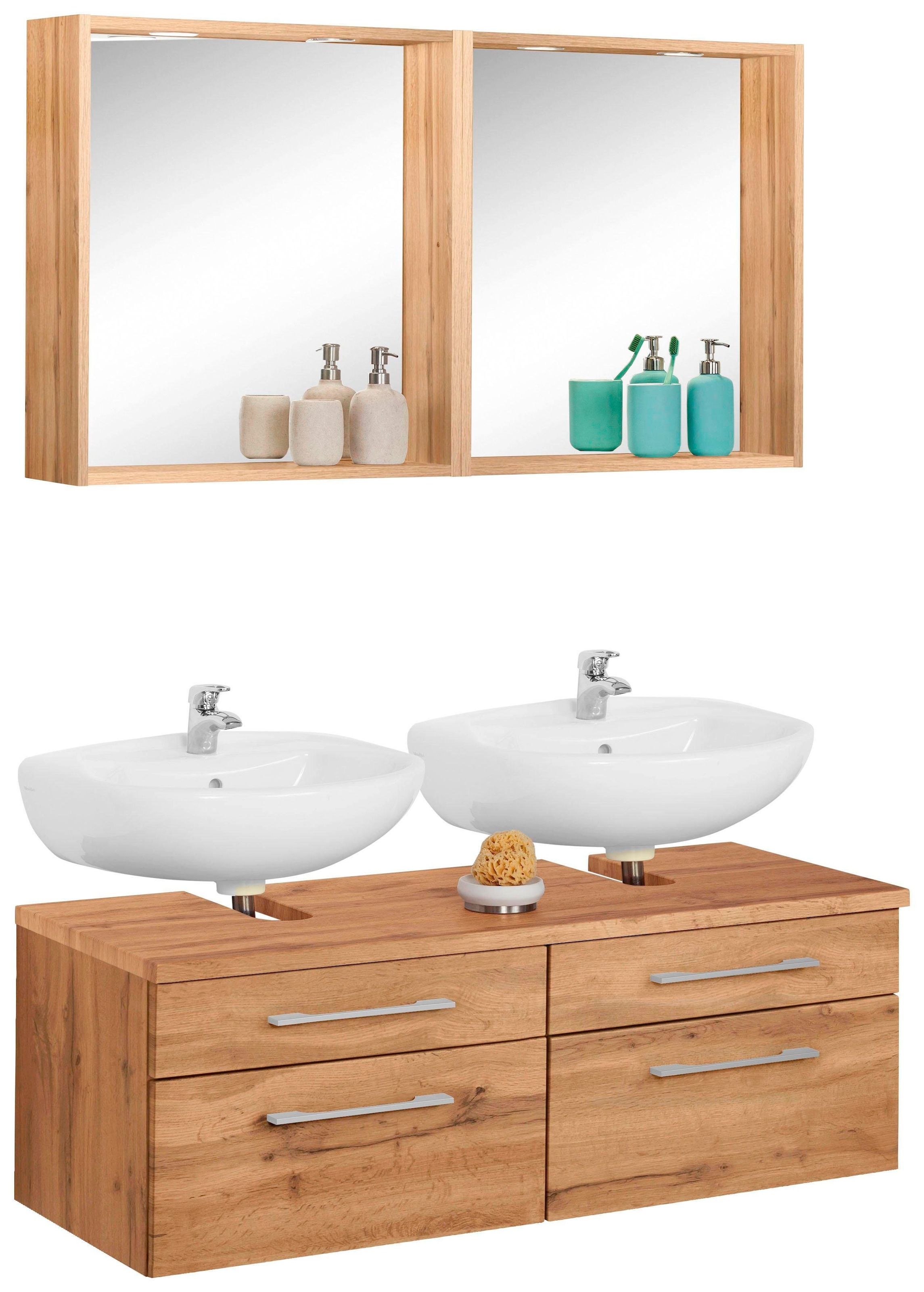 welltime Badmöbel-Set »Davos« 3 Stk. tlg. günstig online kaufen