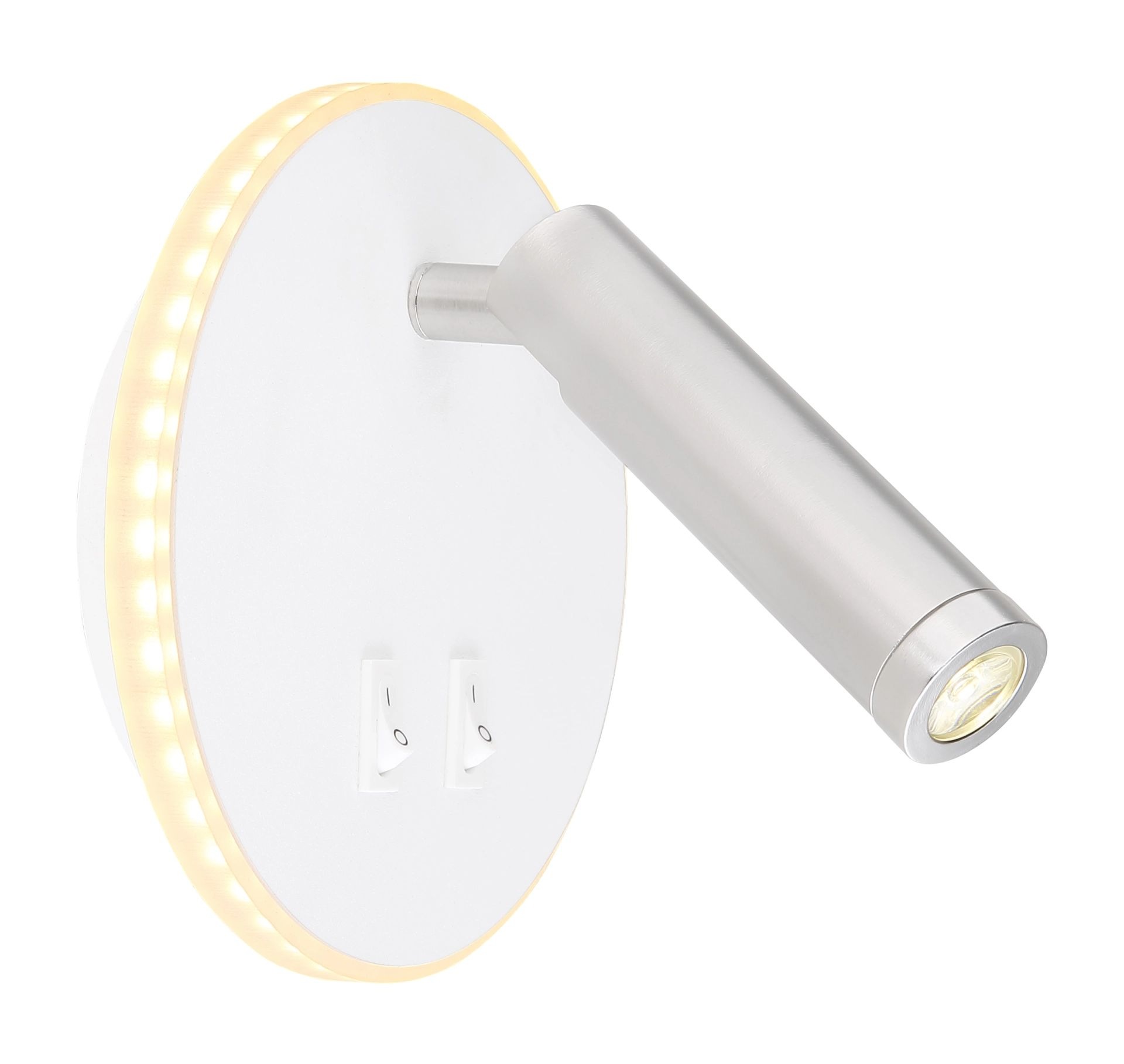 GLOBO LIGHTING LED Wandleuchte »MANY«, Leuchtmittel LED-Modul | LED fest integriert, Wandlampe, 2 Schalter, getrennt schaltbar, Wohnbereich, Flur