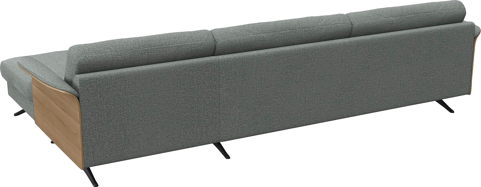 FLEXLUX Ecksofa »Glow, super bequem durch hochwertigem Sitzaufbau mit Federkern, L-Form«, Modernes skandinavisches Design