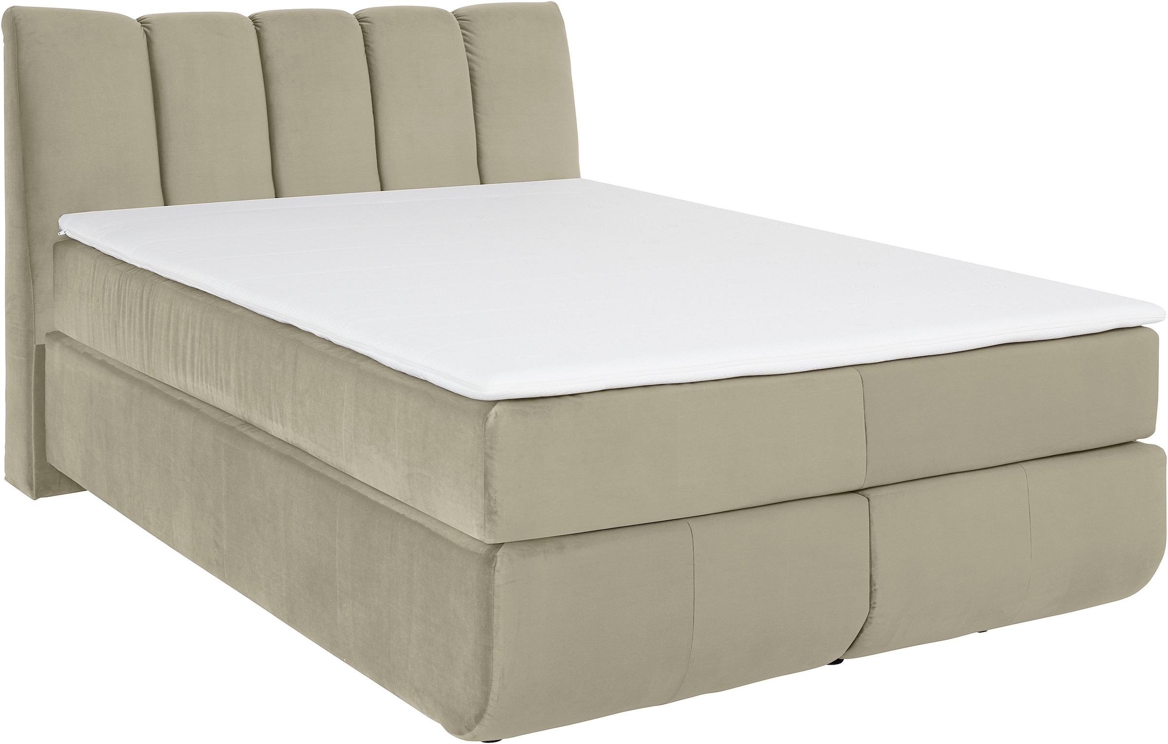 Home affaire Boxspringbett »Océane« Bodenfrei- wirkt freischwebend, verschiedene Härtegrade (auch H4)