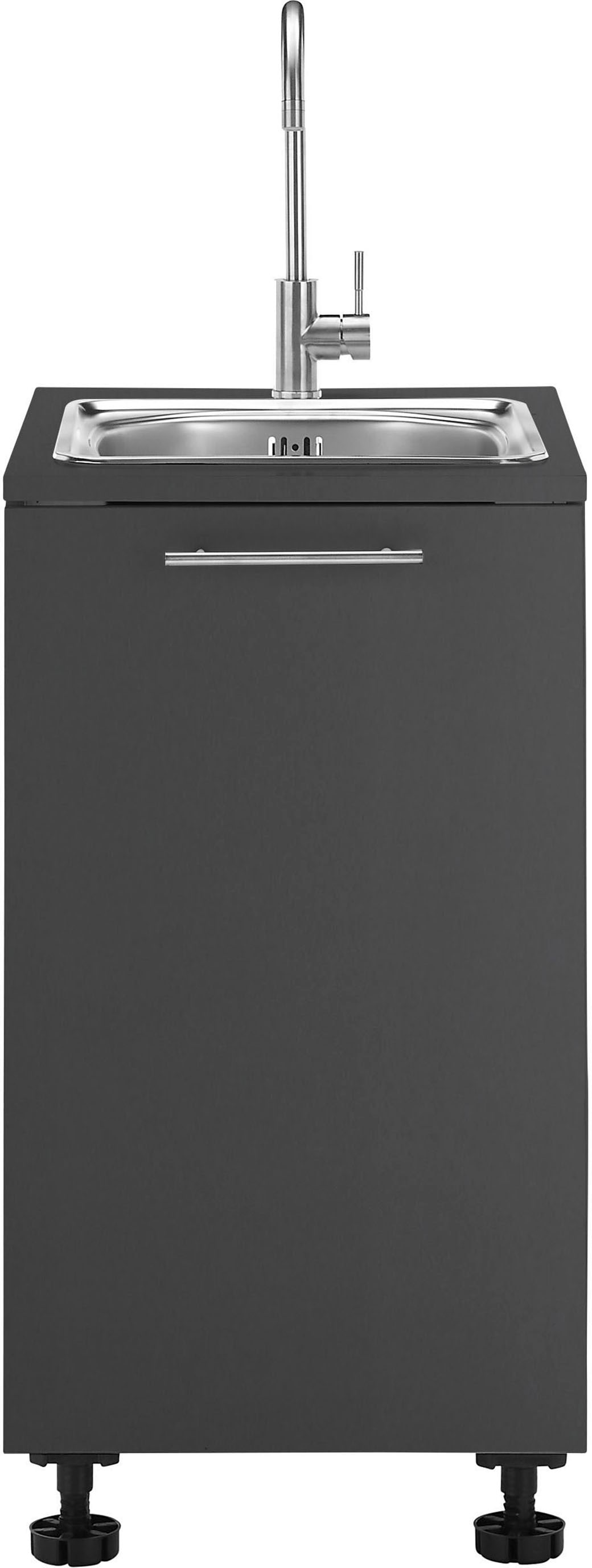 Laundreezy Spülenschrank »Laundreezy, Spülenschrank BxHxT 50x92x68 cm« 1 Stk. tlg. Breite 50cm, Tür L/R montierbar, Softclose, höhenverstellbare Füße