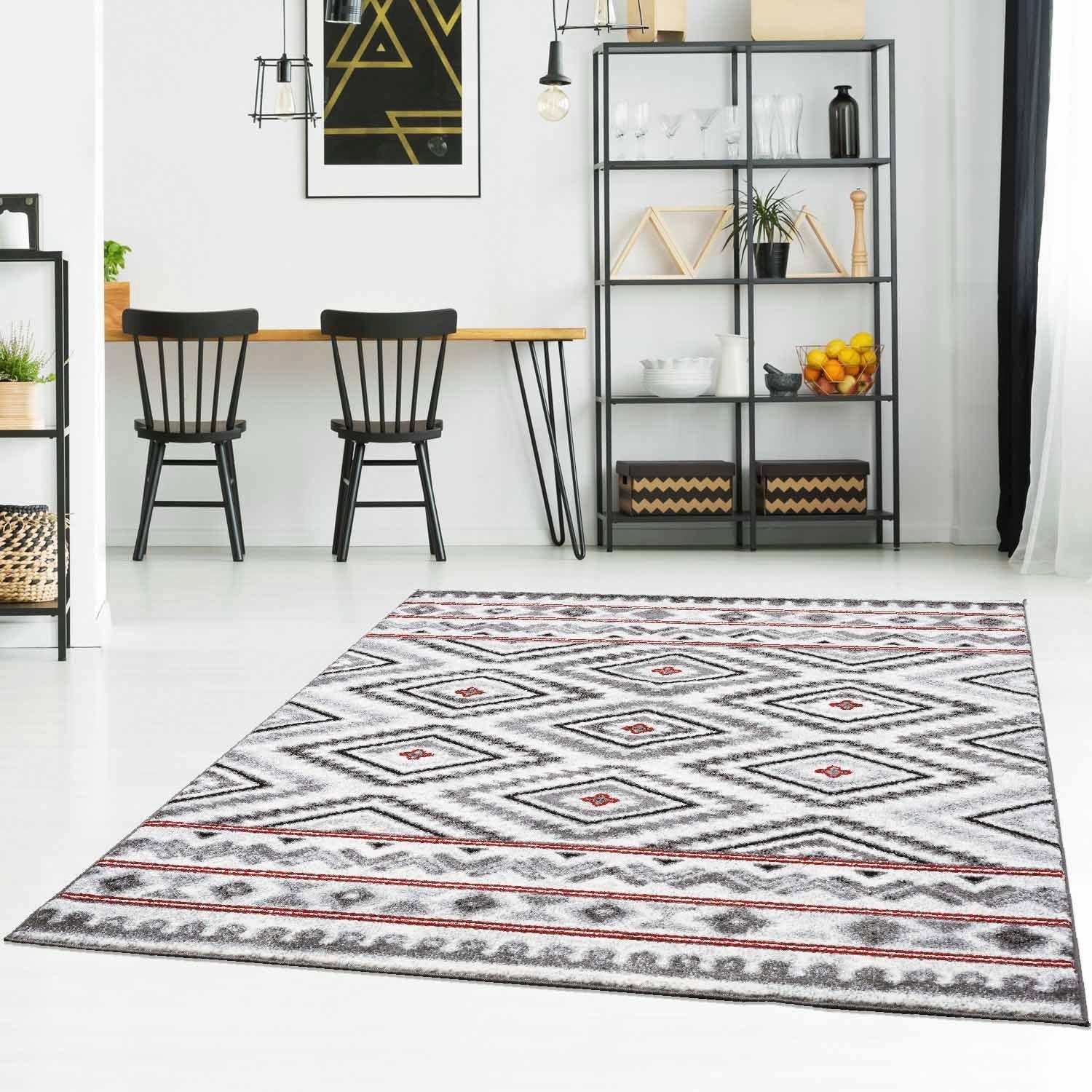 Carpet City Teppich »Moda 1129«, rechteckig, 11 mm Höhe, Kurzflor, Wohnzimm günstig online kaufen