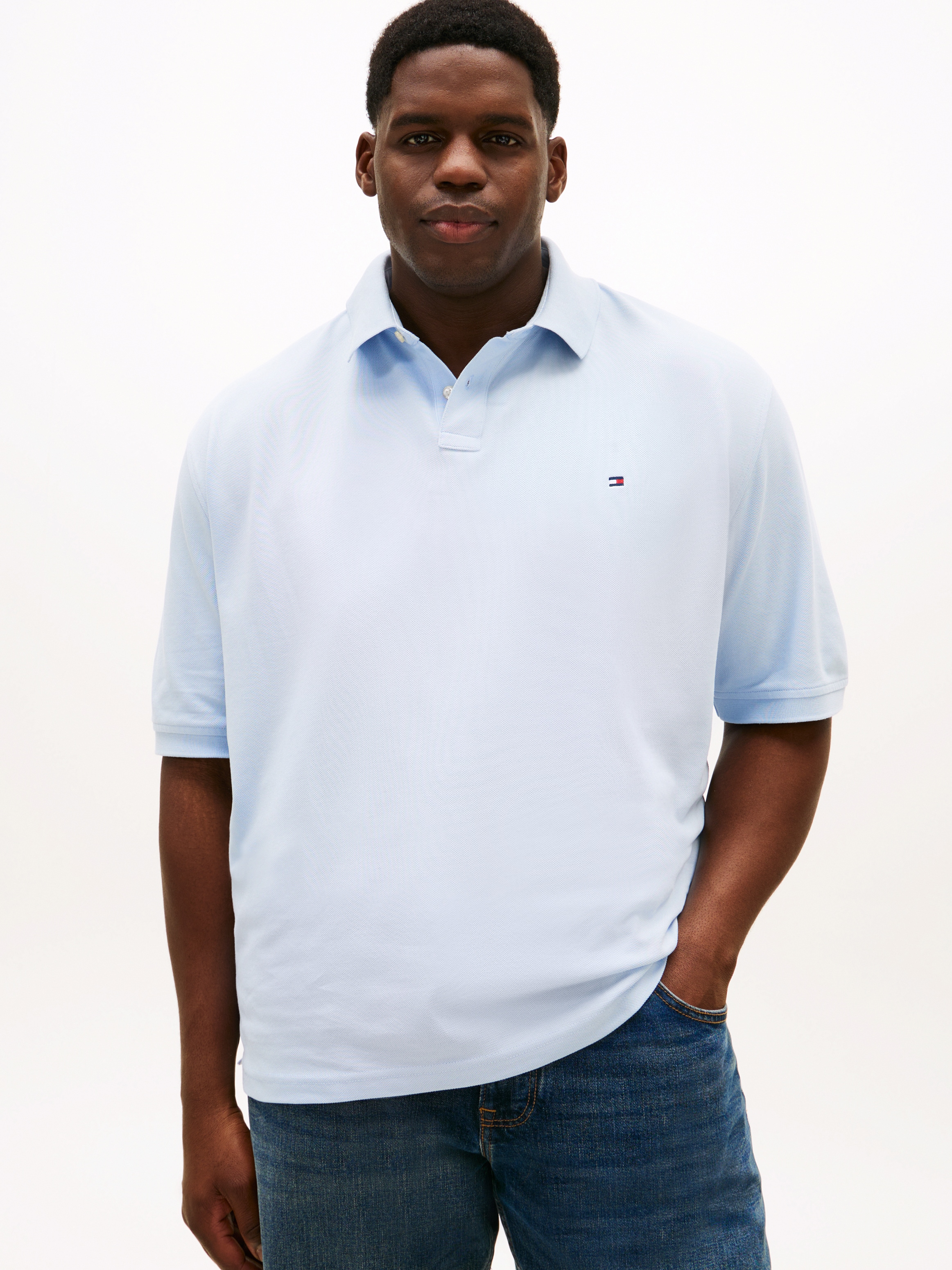 Tommy Hilfiger Big & Tall Poloshirt »Plus 1985« Große Größen, Pique, regular fit
