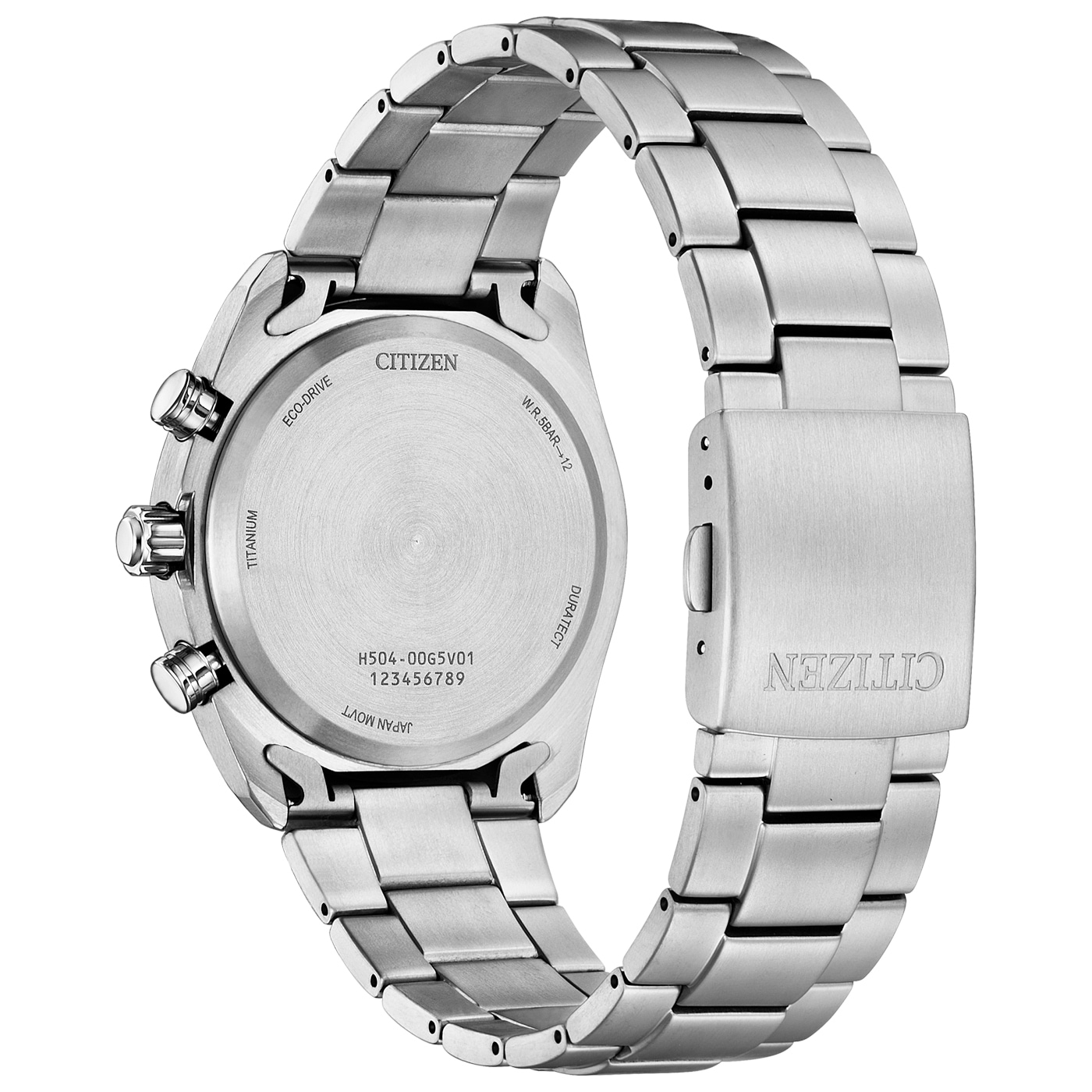 Citizen Chronograph Armbanduhr, Solar, Herrenuhr, analog, Big Date, Stoppfunktion