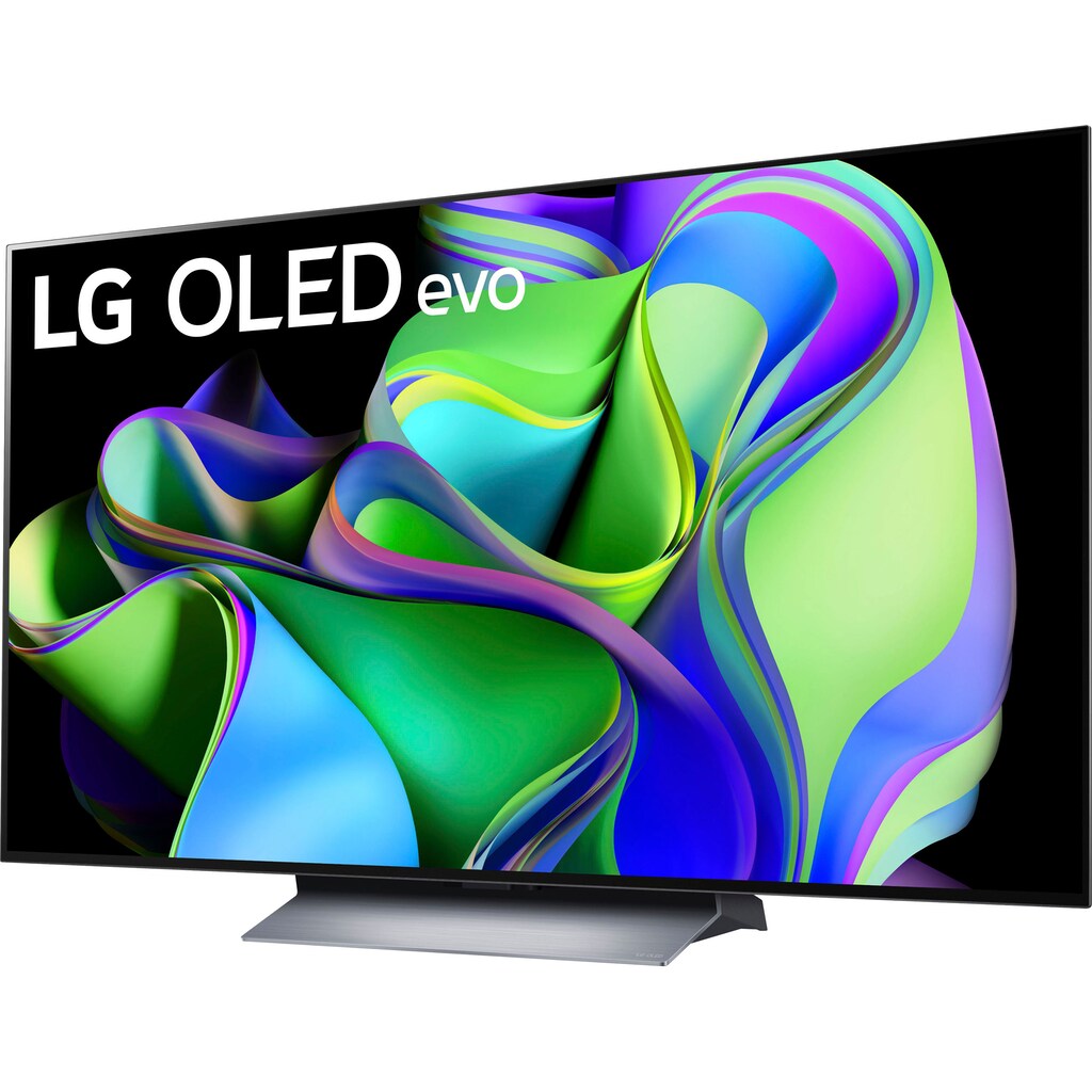 LG OLED-Fernseher »OLED77C37LA«, 195 cm/77 Zoll, 4K Ultra HD, Smart-TV, OLED evo, bis zu 120 Hz, α9 Gen6 4K AI-Prozessor, Twin Triple Tuner