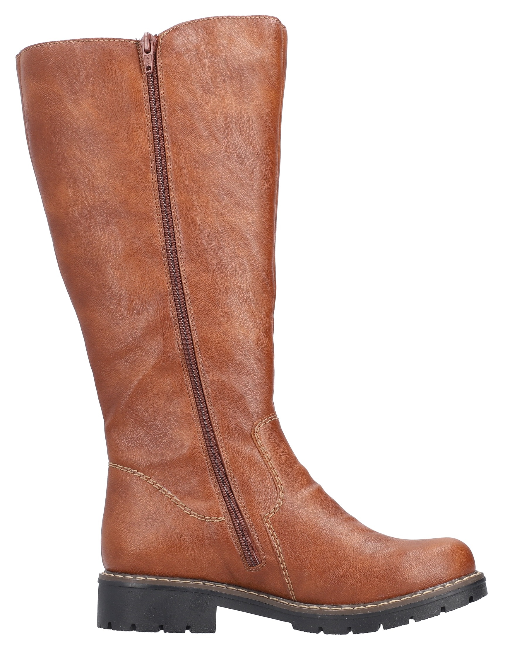 Rieker Winterstiefel, Langschaftstiefel, Blockabsatz, wasserabweisende riekerTEX-Membran