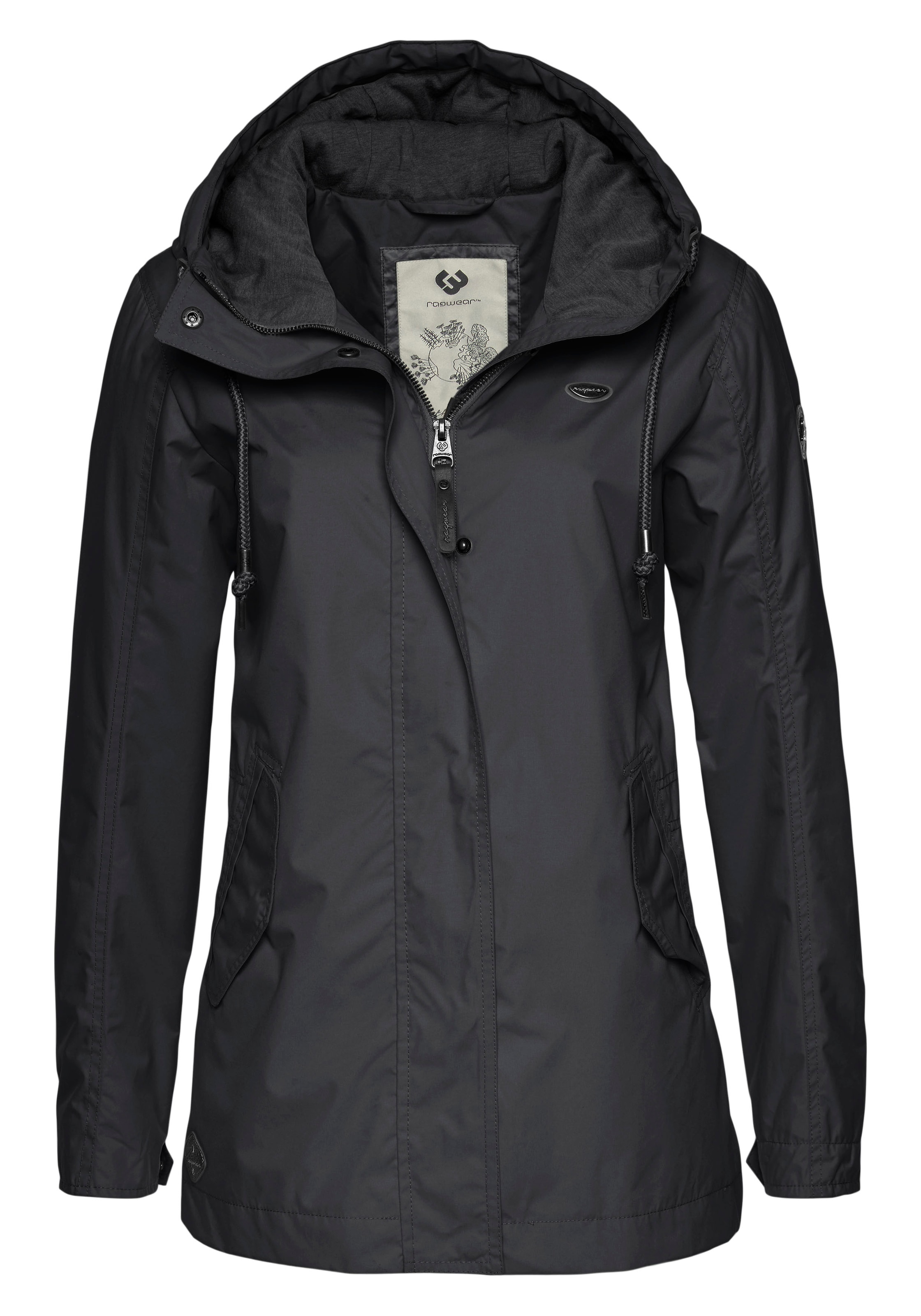 stylische fabric Übergangsjacke online Kapuze, mit Funktionsjacke Ragwear Waterproof »LENCA«, bei