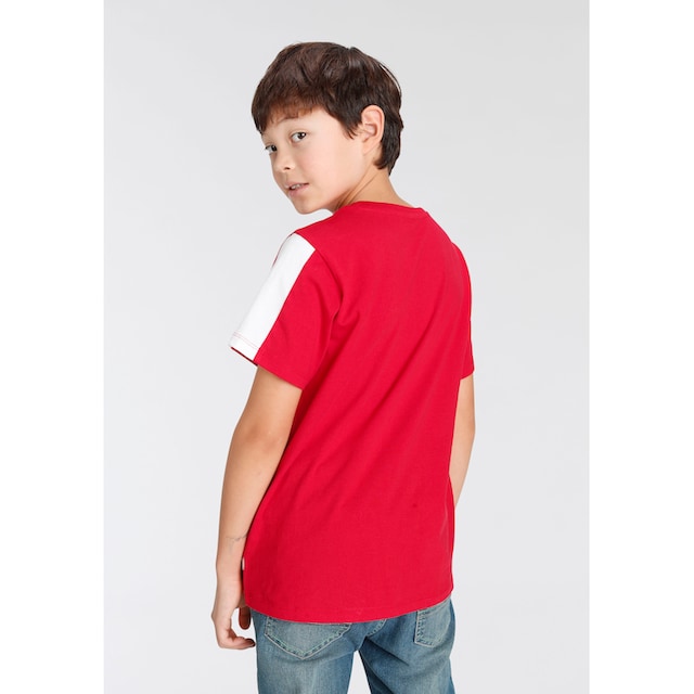 Bench. T-Shirt »mit farbigem Ärmeleinsatz« im Online-Shop bestellen
