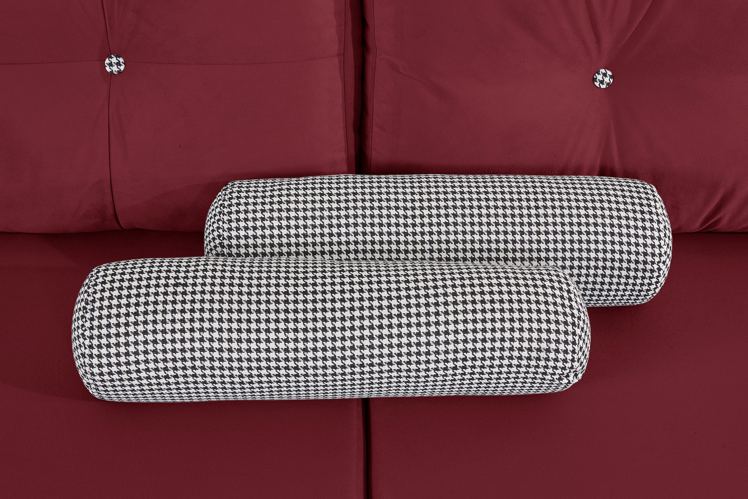 INOSIGN Schlafsofa »Emily«, incl. Bettfunktion und Bettkasten, Seitentache im Armteil, Federkern