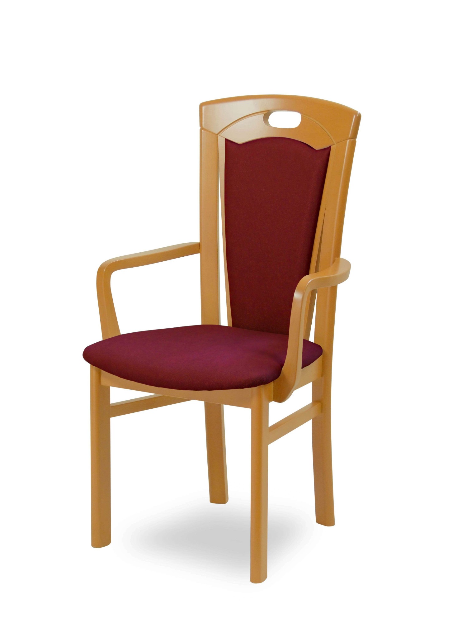 Home affaire Esszimmerstuhl »FERDI, Armlehnstuhl, Made in Italy, Massivholz günstig online kaufen