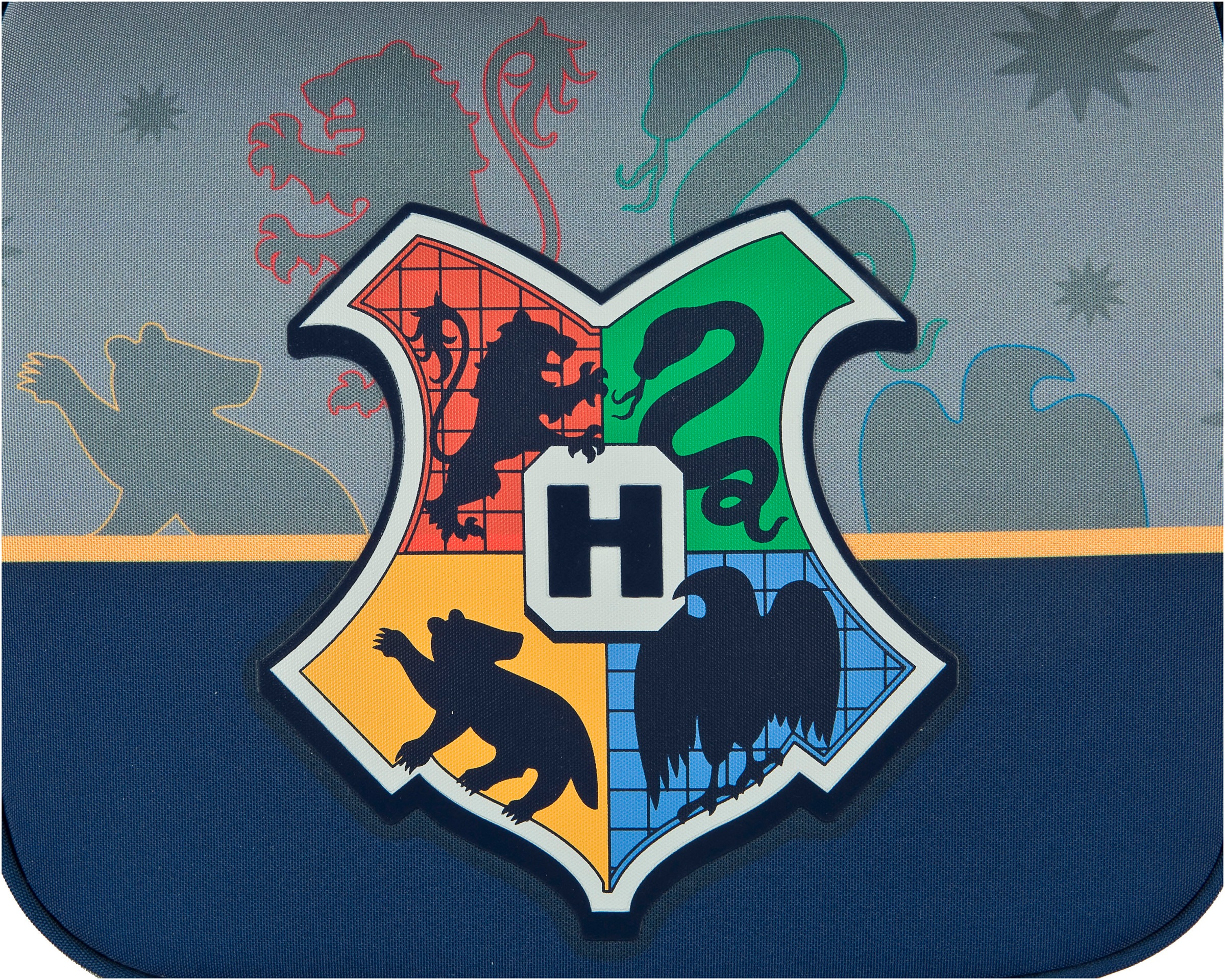 Scooli Schulranzen »EasyFit, Harry Potter Hogwarts«, Reflektoren