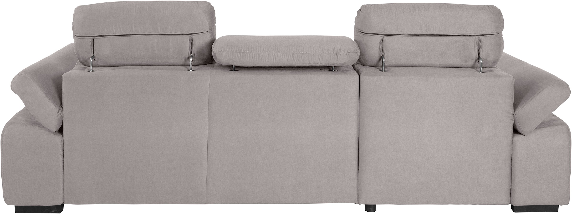 COTTA Ecksofa »Lola L-Form mit Kopfteilfunktion & Hocker«, (Set, mit Hocker), wahlweise mit Bettfunktion, Bettkasten & Armteilverstellung