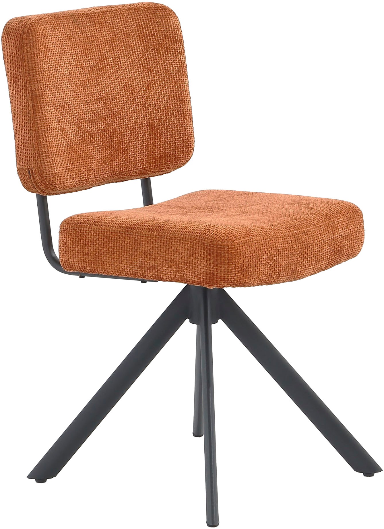 Jockenhöfer Gruppe Drehstuhl »Gloria (Set, 4 St.)«, (Set), 4 St., Chenille, Inklusive Drehfunktion (360°), Taschenfederkern, Chenille