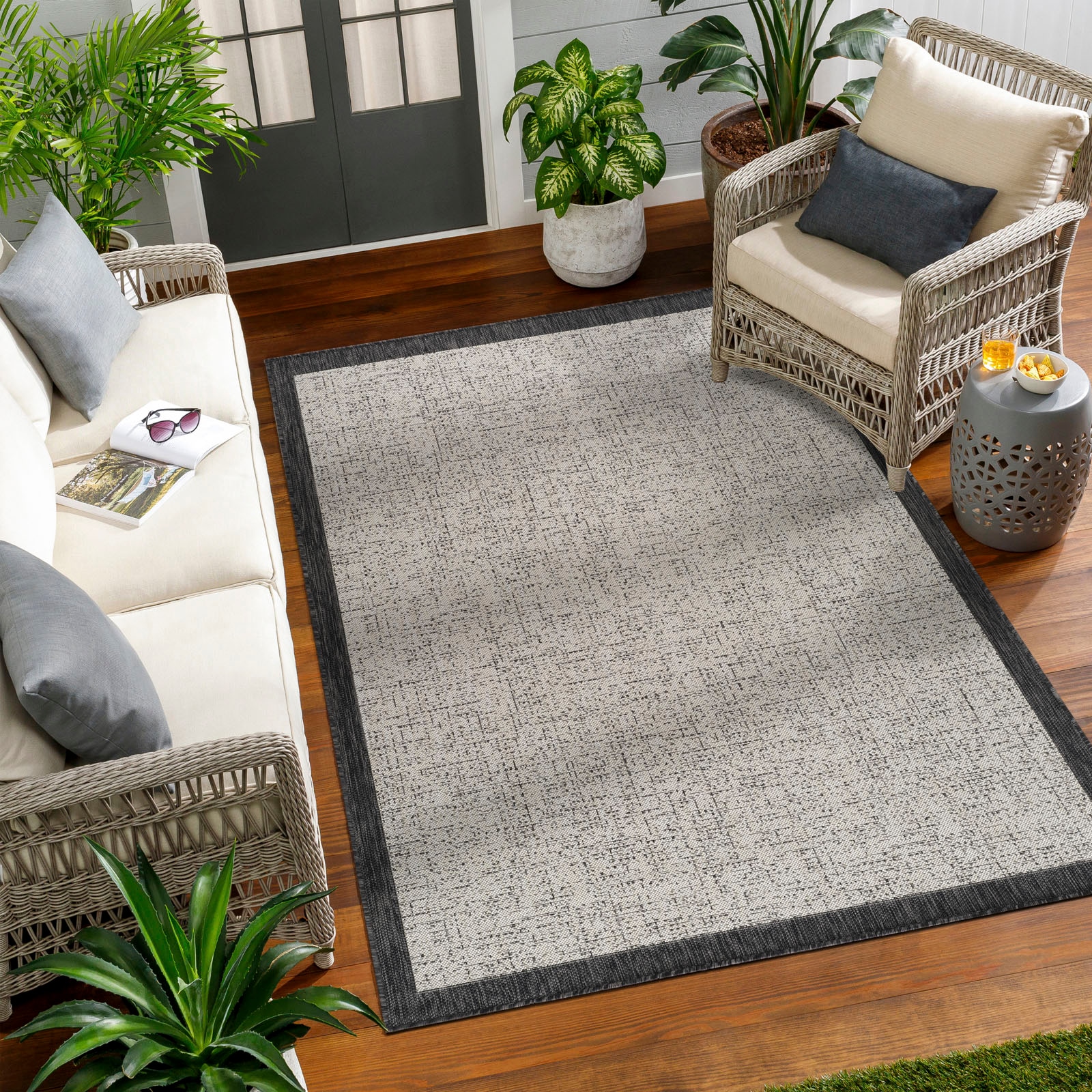 Livabliss Teppich »JUBA« rechteckig 5 mm Höhe In- & Outdoorteppich, Wetterf günstig online kaufen