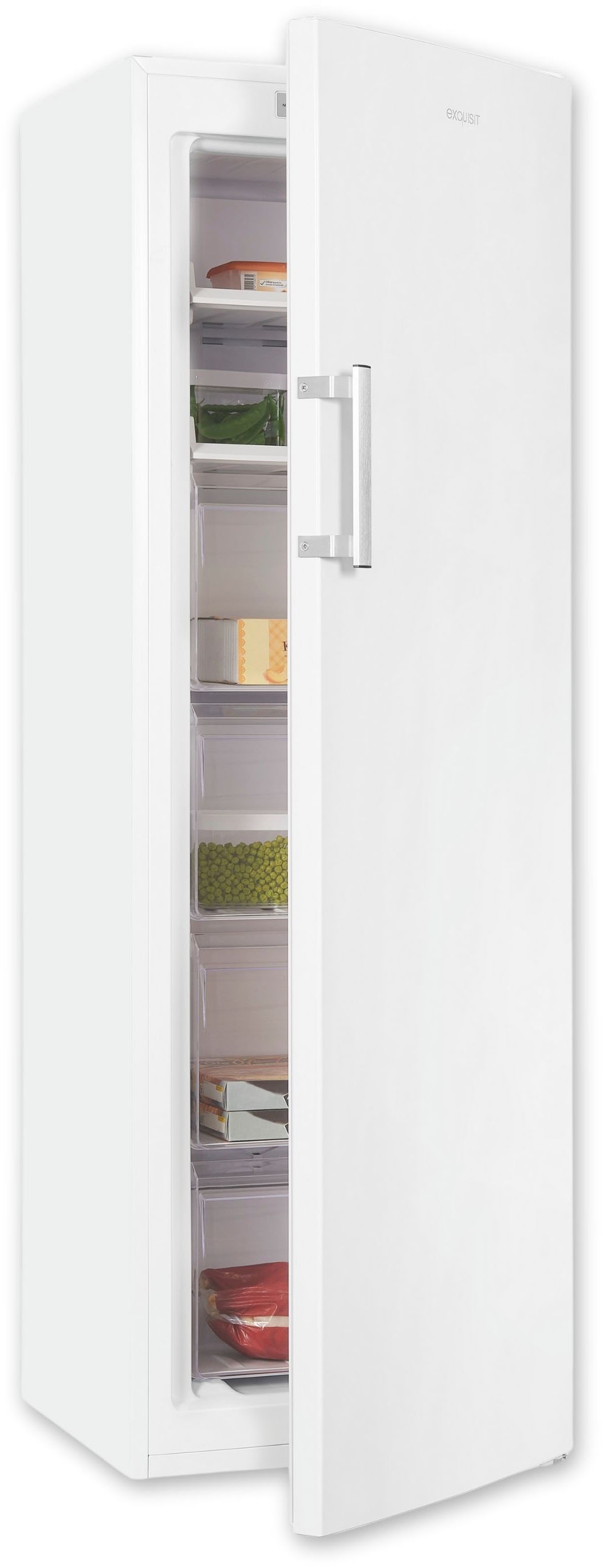 exquisit Gefrierschrank »GS271--H-O40E weiss«, 171 cm hoch, 54 cm breit, Di günstig online kaufen