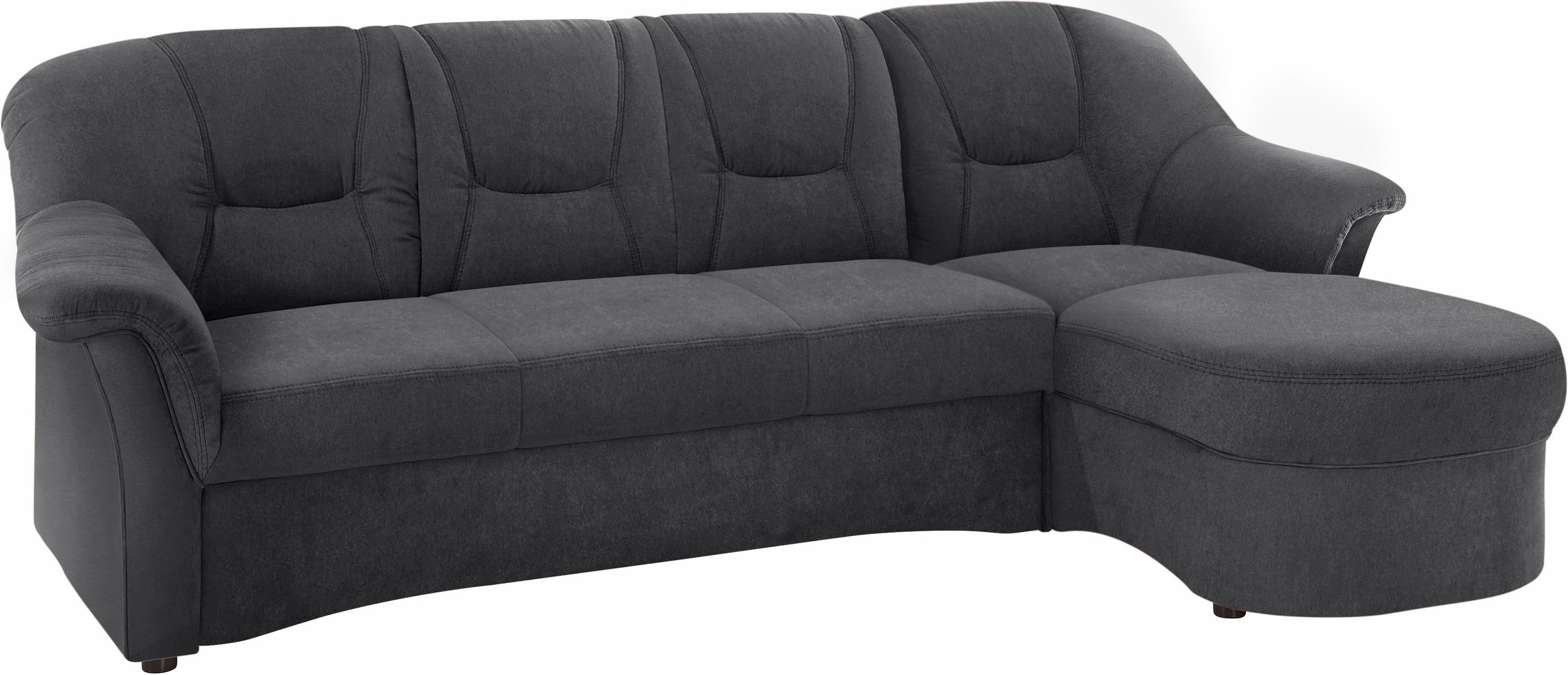 DOMO collection Ecksofa »Sarafina L-Form«, wahlweise mit Bettfunktion, optional mit Federkern