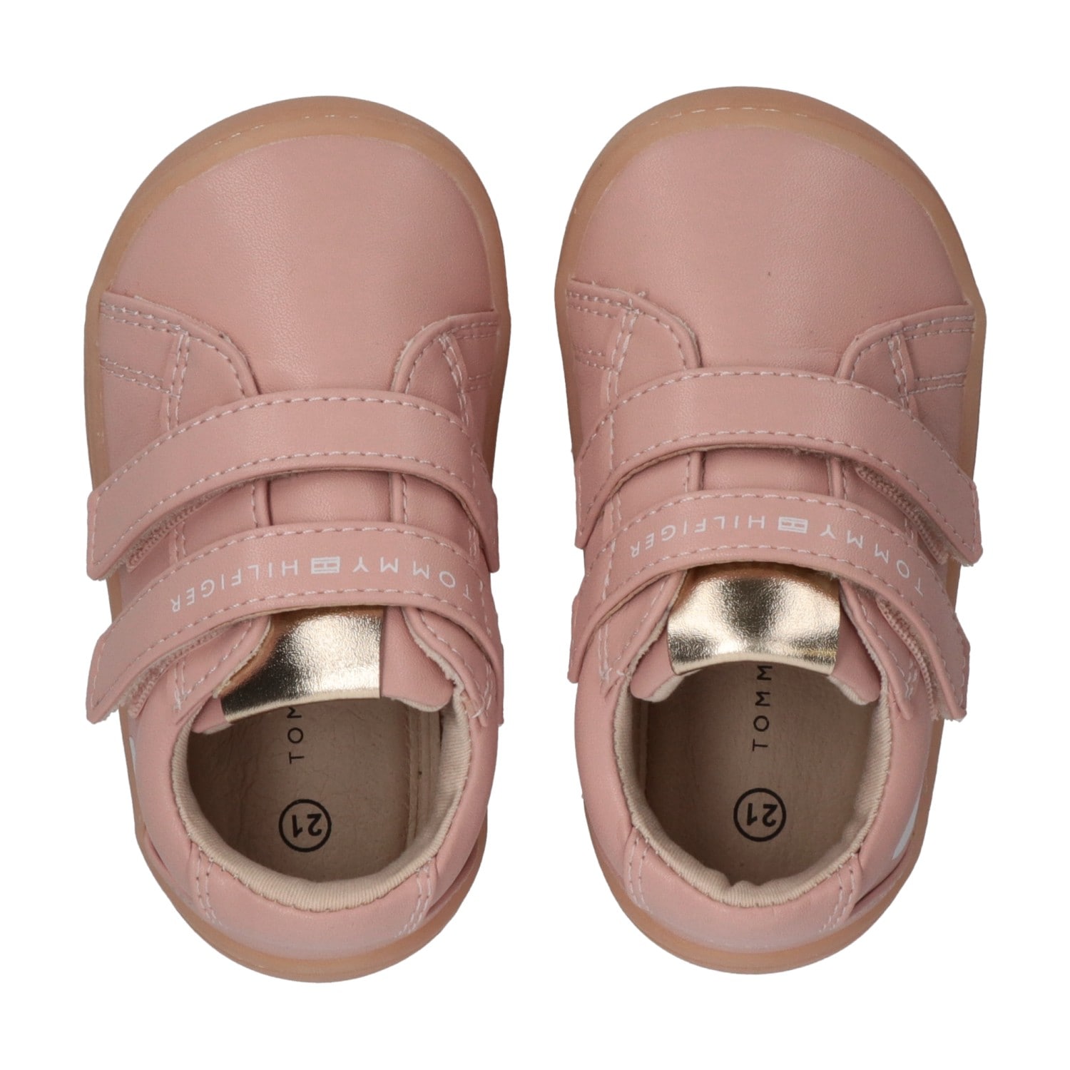 Tommy Hilfiger Lauflernschuh  Barfußschuh, Halbschuh, Babyschuh mit regulierbarem Klettverschluss