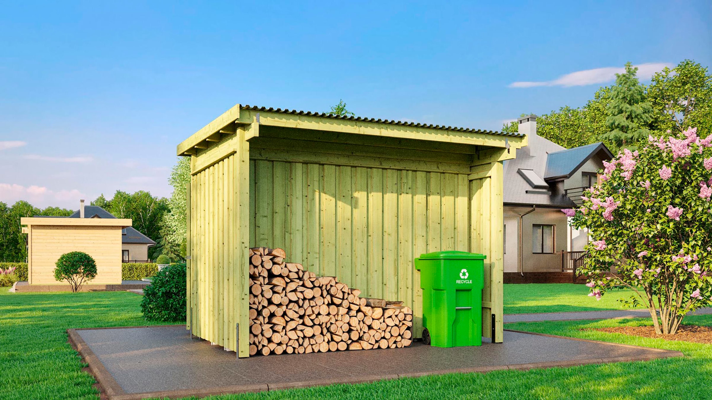 weka Gerätehaus »Lagerhaus 607 A, kdi, 20 mm«