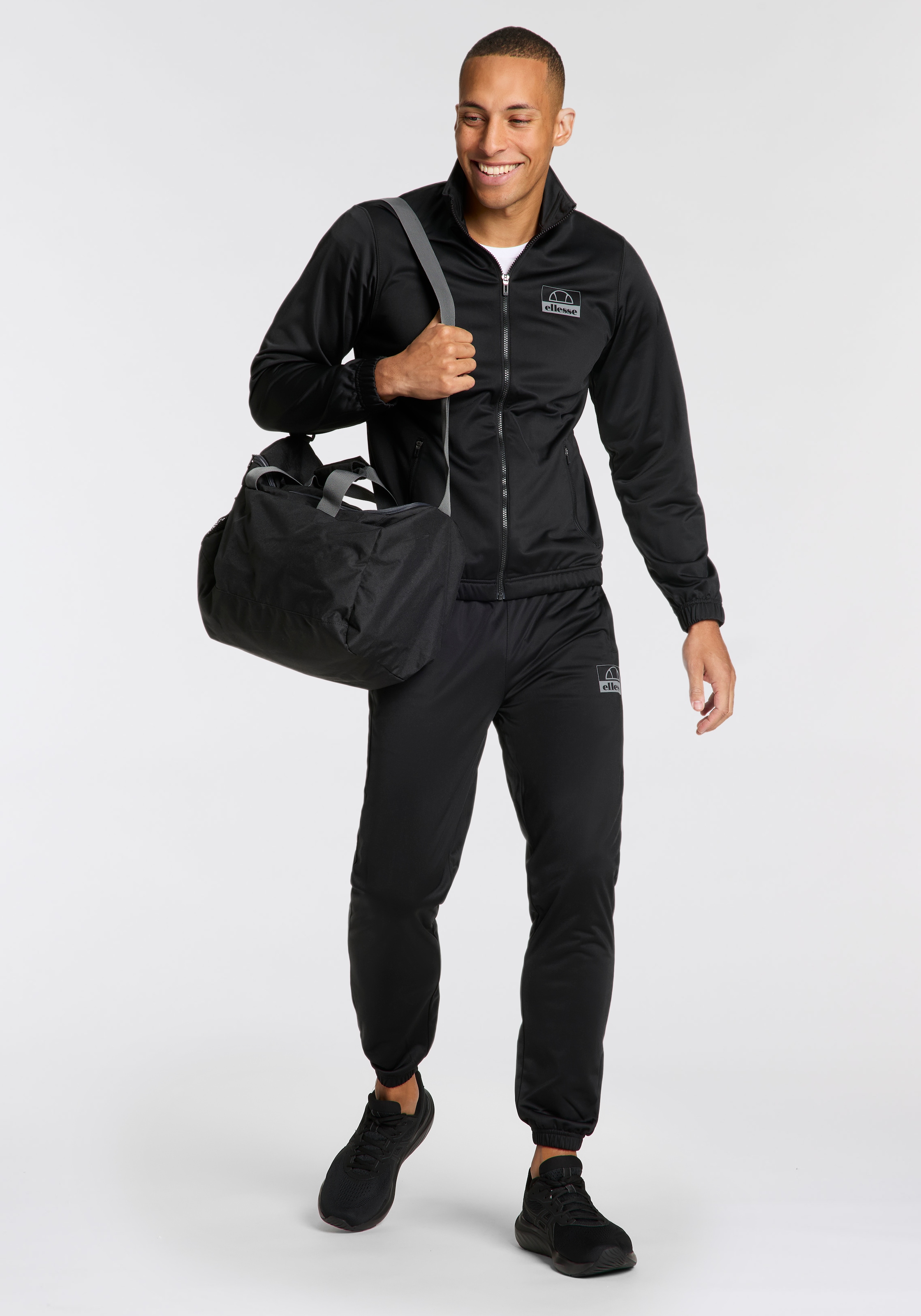 Ellesse Trainingsanzug »KARTONI JACKET AND PANT SET« für Erwachsene, Jacke-und-Hose-Set, aus Polyester