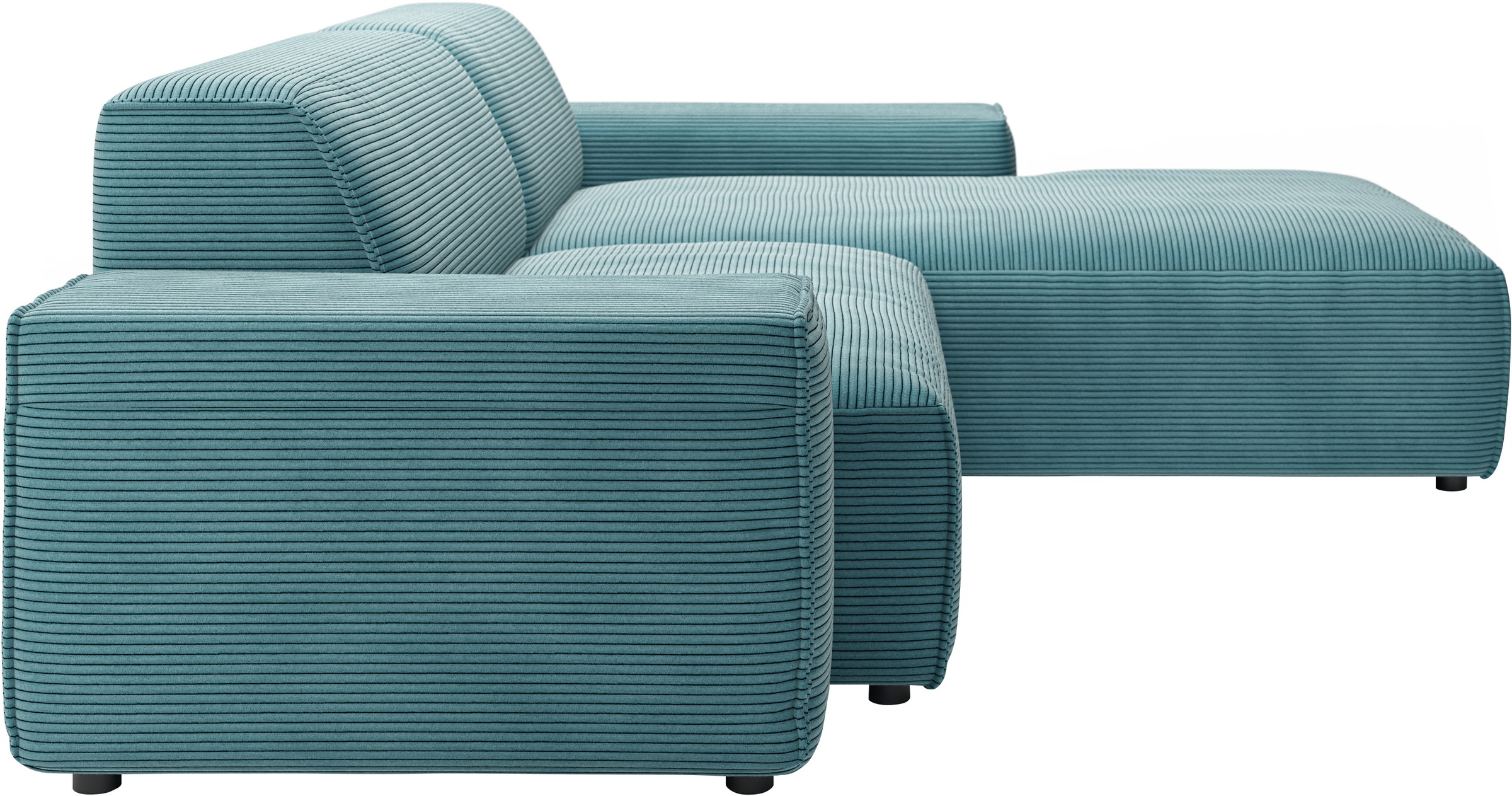 andas Ecksofa »Glimminge L-Form auch in Breitcord, Feincord + Easy care-Bezug,«, Breite 234, Zierkissen