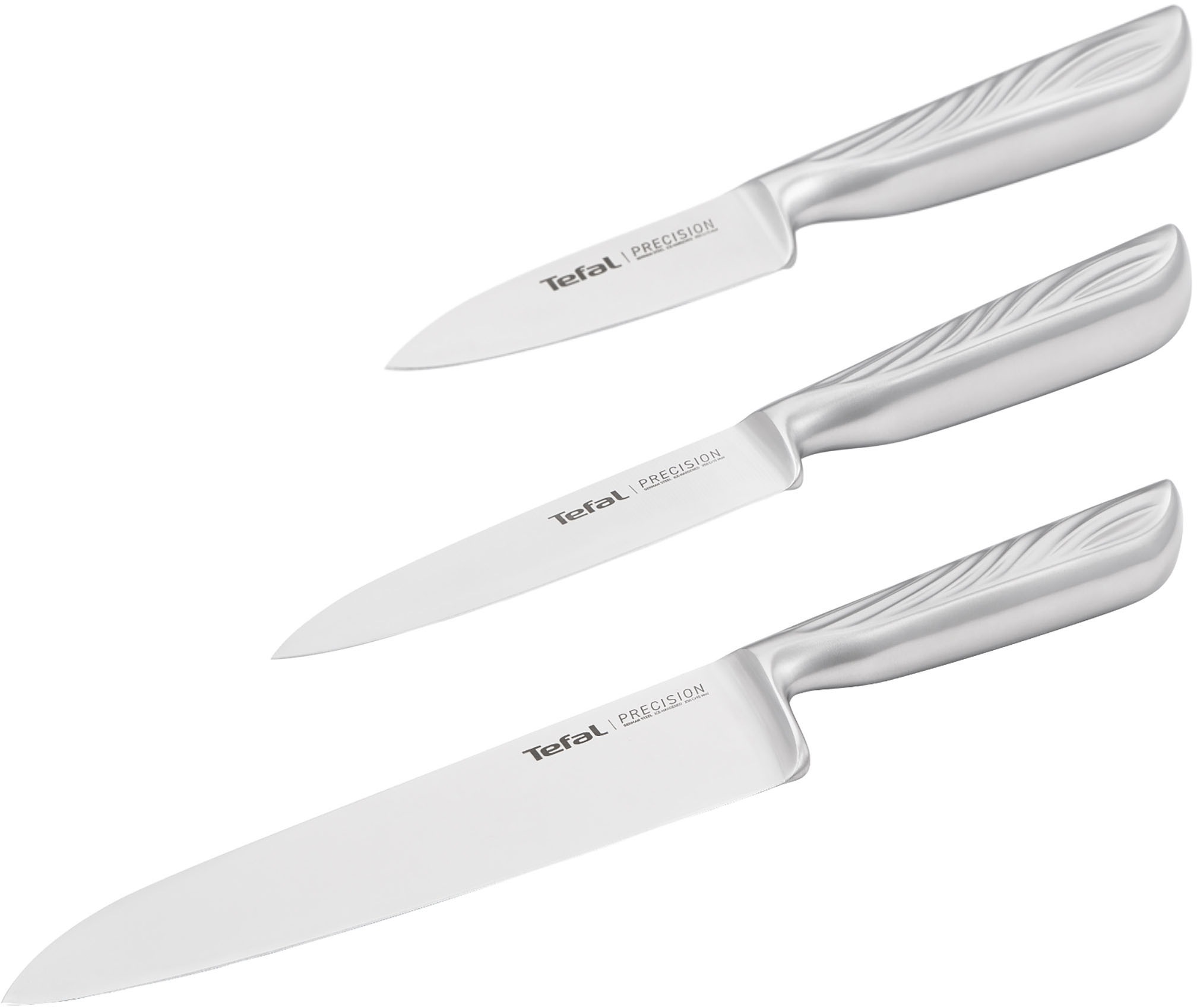 Tefal Messer-Set »Precision«, (Set, 3 tlg.), hohe Schnittpräzision, langleb günstig online kaufen