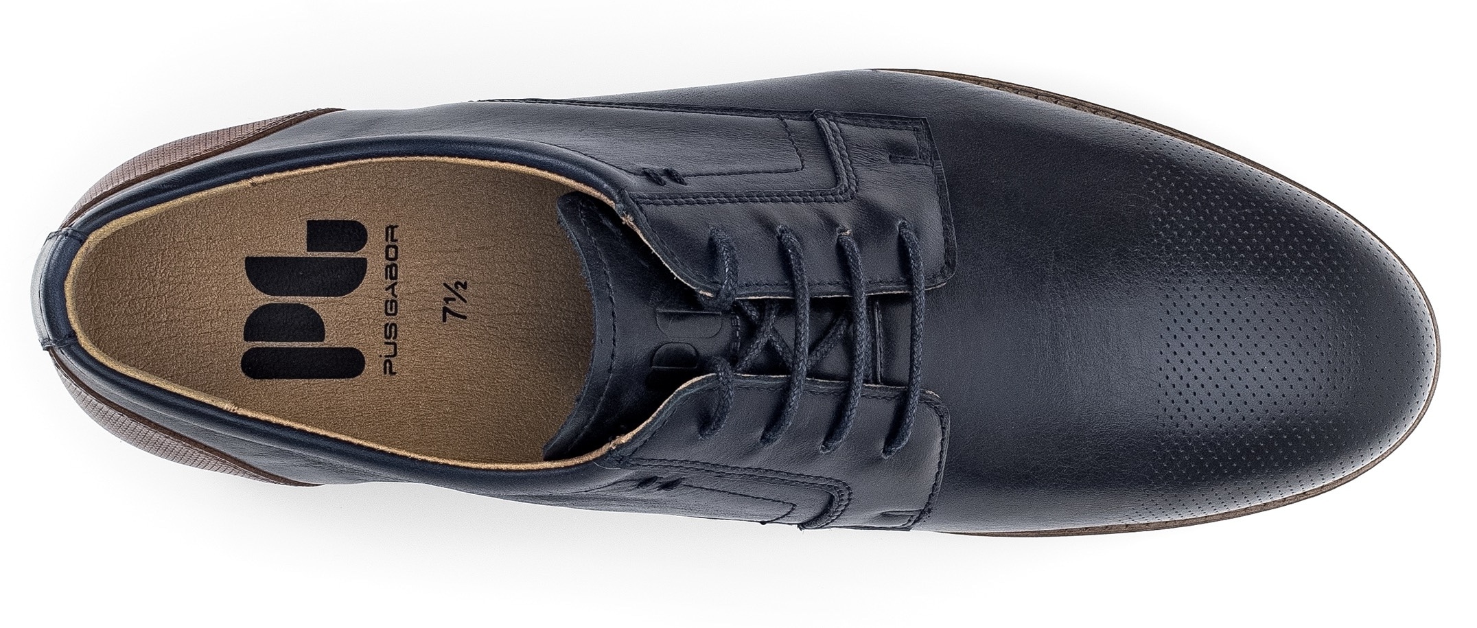 Pius Gabor Schnürschuh  , Blockabsatz, Festtagsschuh, Businessschuh G-Weite (=weit)