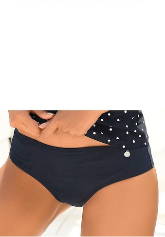 LASCANA Bikini-Hose »Merilyn«, uni und bedruckt in klassischer Form kaufen