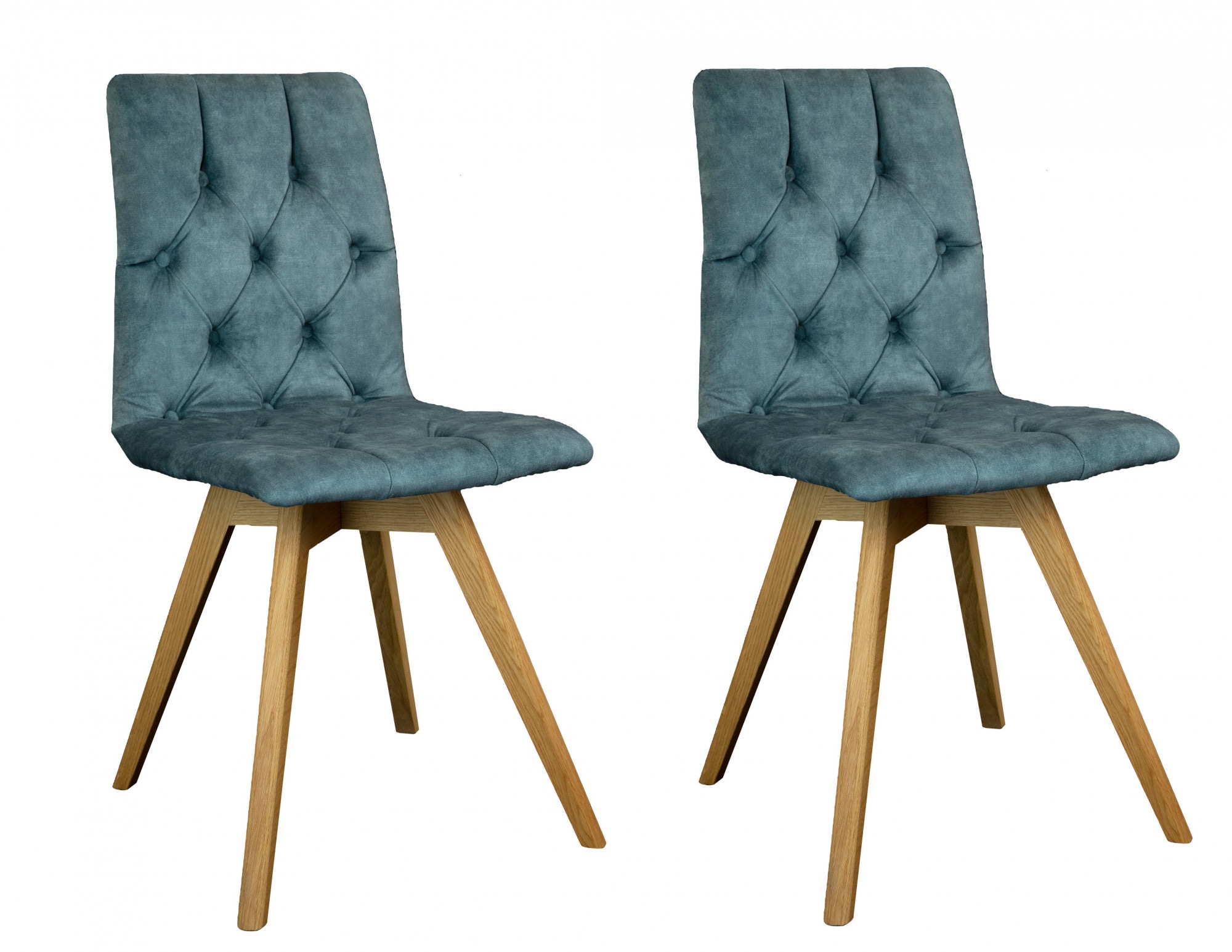 andas Esszimmerstuhl »Rania«, (Set), 2 St., Samtvelours, Massivholzgestell, günstig online kaufen