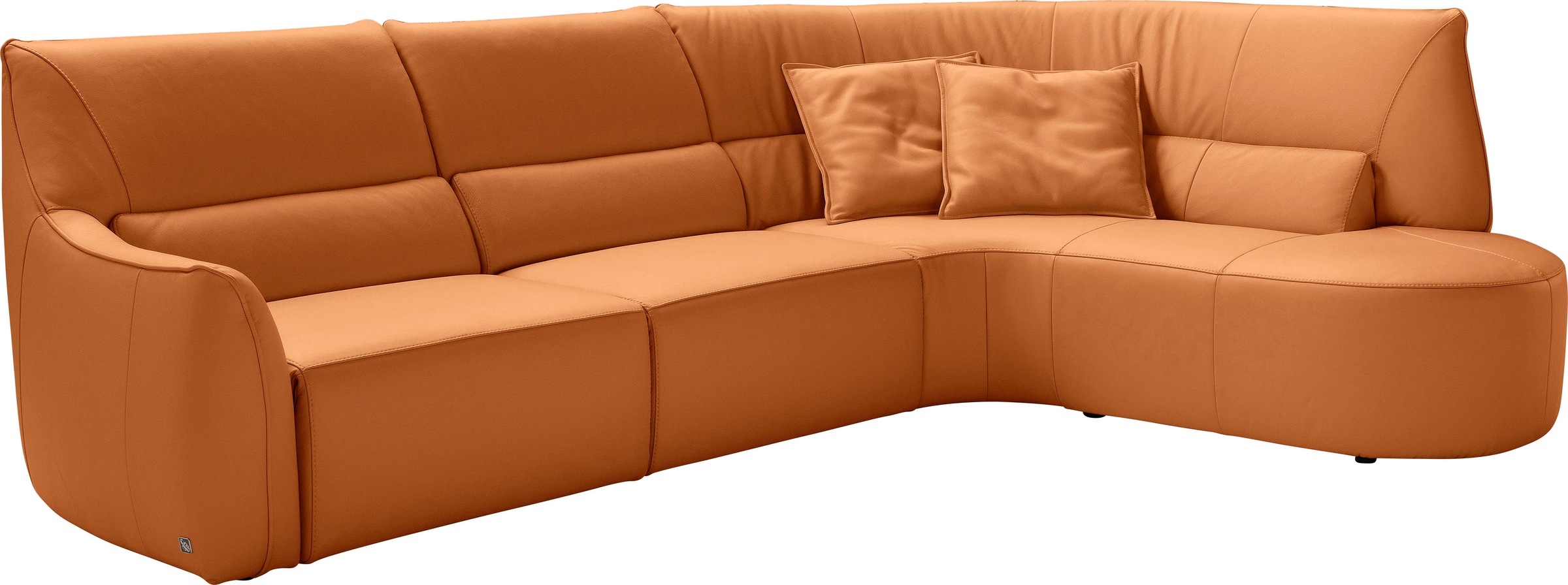 Egoitaliano Ecksofa »Puffy, extravagant & edel, Retro Designsofa, hoher Sit günstig online kaufen