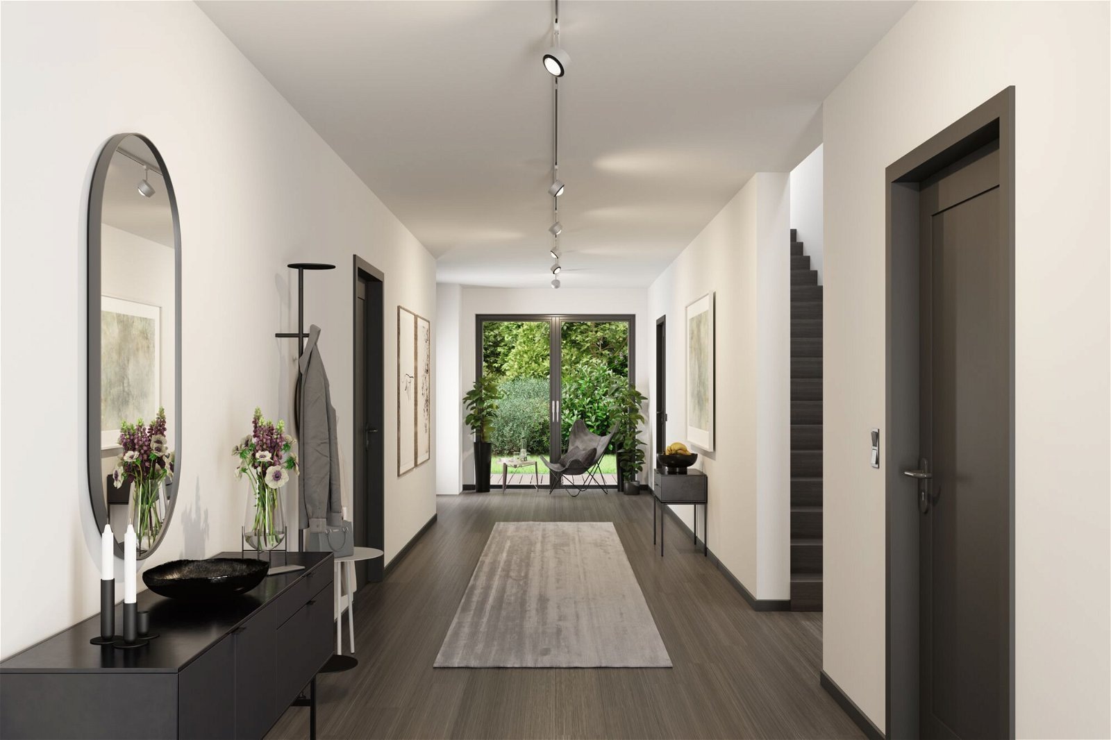 Paulmann Schienensystem-Leuchten »URail Schienenspot Aldan 533,8lm 8W 4000K 230V Schwarz matt, Schwarz«, dimmbar Einzelspot