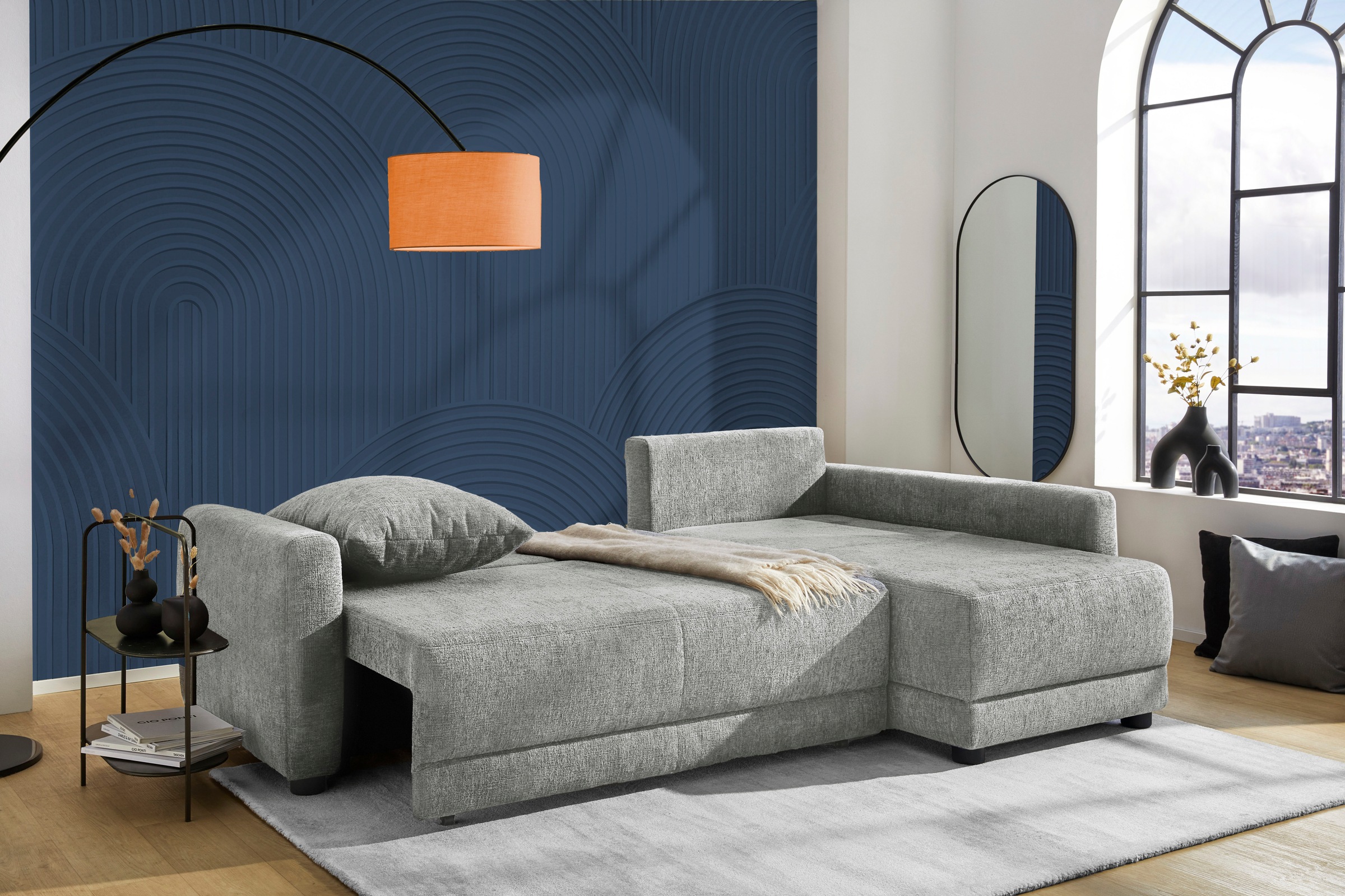 Jockenhöfer Gruppe Ecksofa »Venezia, inklusive Bettfunktion und Bettkasten« günstig online kaufen