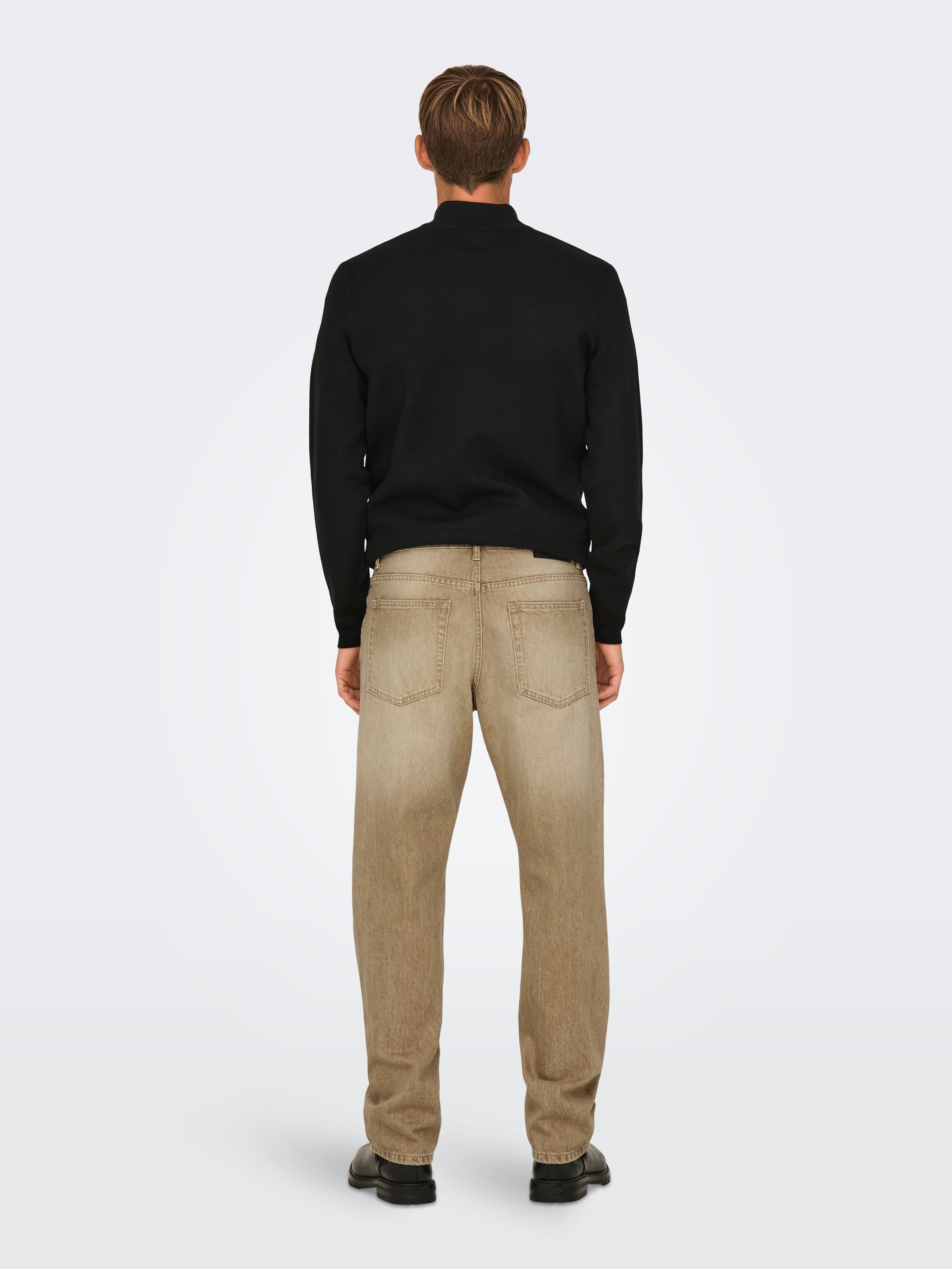 ONLY & SONS Regular-fit-Jeans »ONSEDGE STRAIGHT BROMO 0017 DOT DNM NOOS«