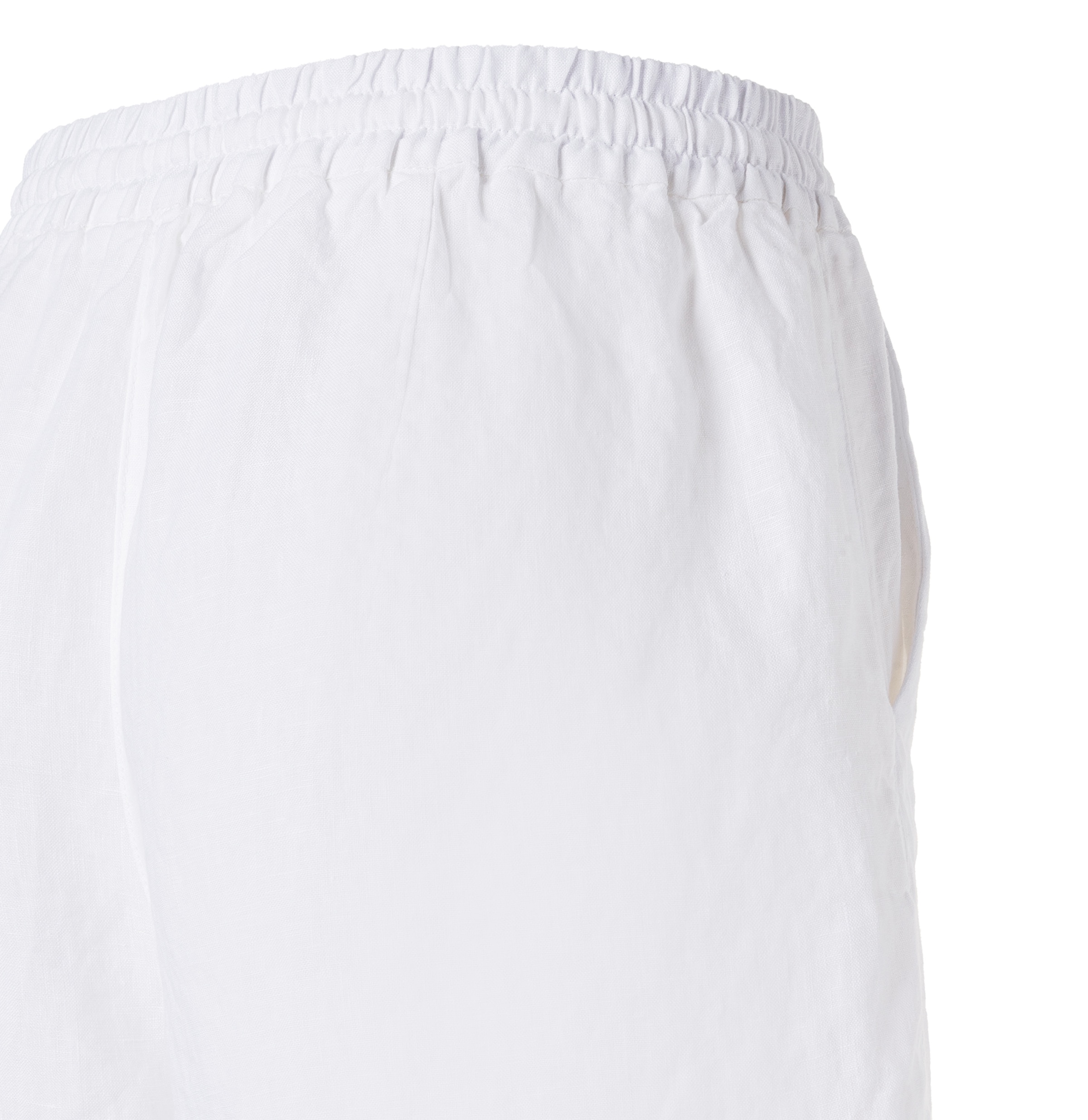 MAC Leinenhose »SANNY«  Shorts, Bermudas mit Gummizug und Kordelzug