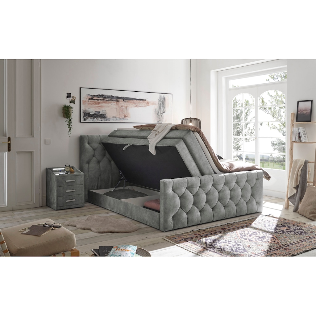 ED EXCITING DESIGN Boxspringbett »Cashfield«